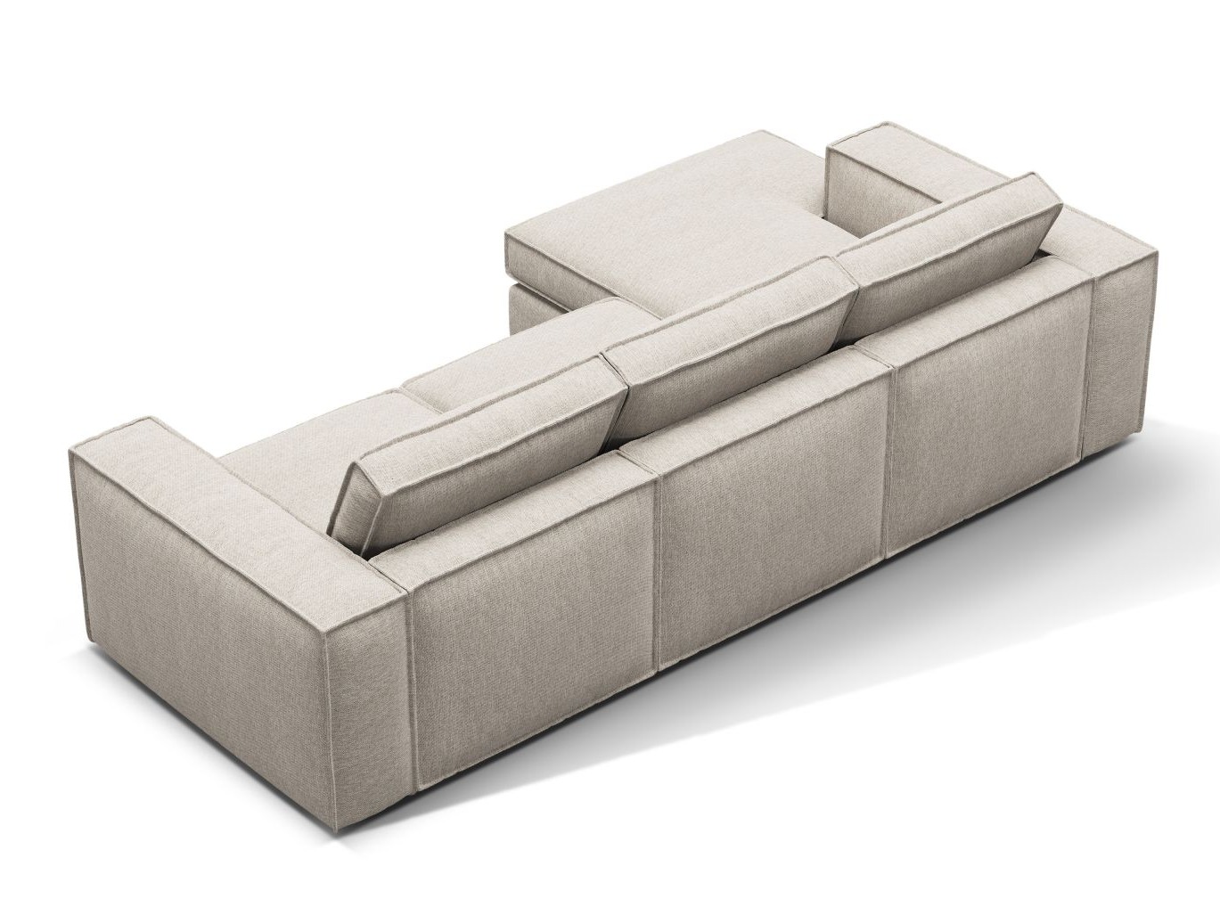 Modulares Ecksofa Dalodei 110 (Babel Sand)