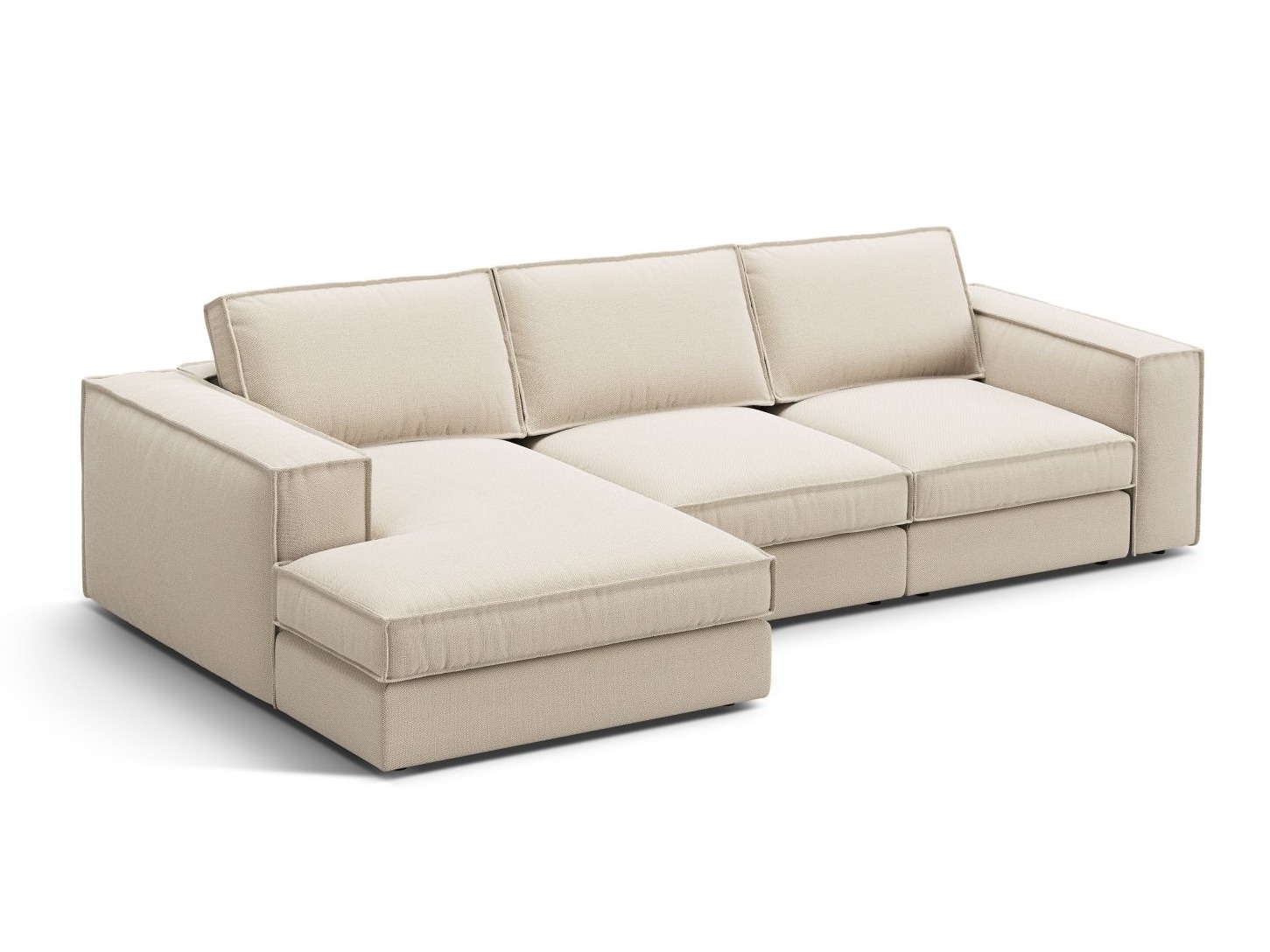Modulares Ecksofa Dalodei 110 (Babel Toffee)