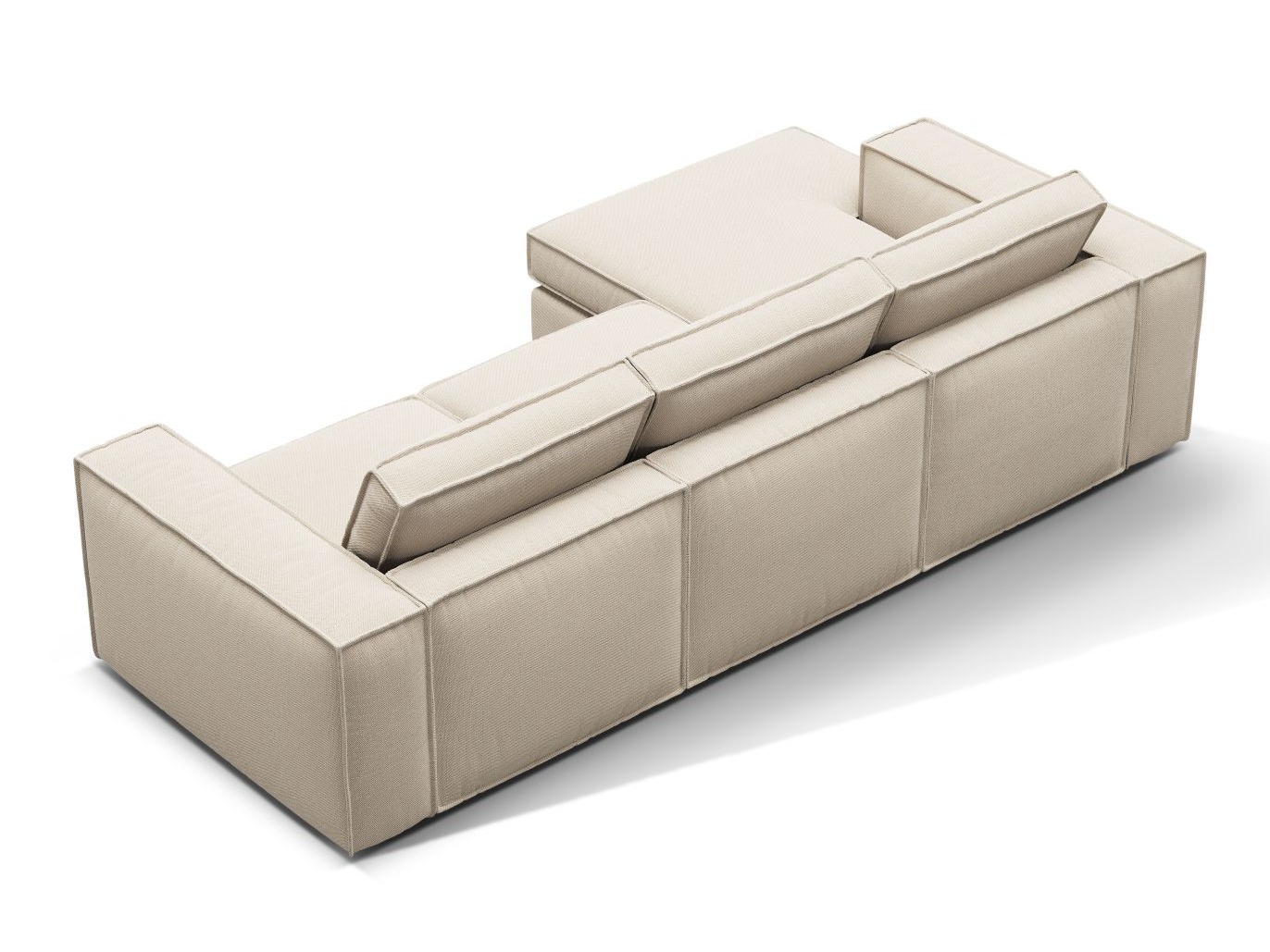 Modulares Ecksofa Dalodei 110 (Babel Toffee)