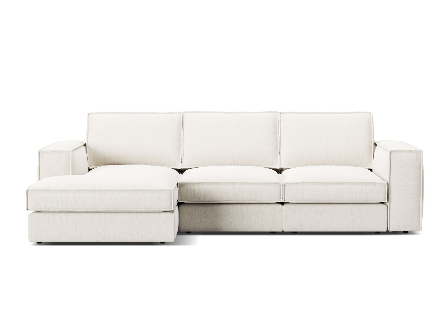 Modulares Ecksofa Dalodei 110 (Babel White)