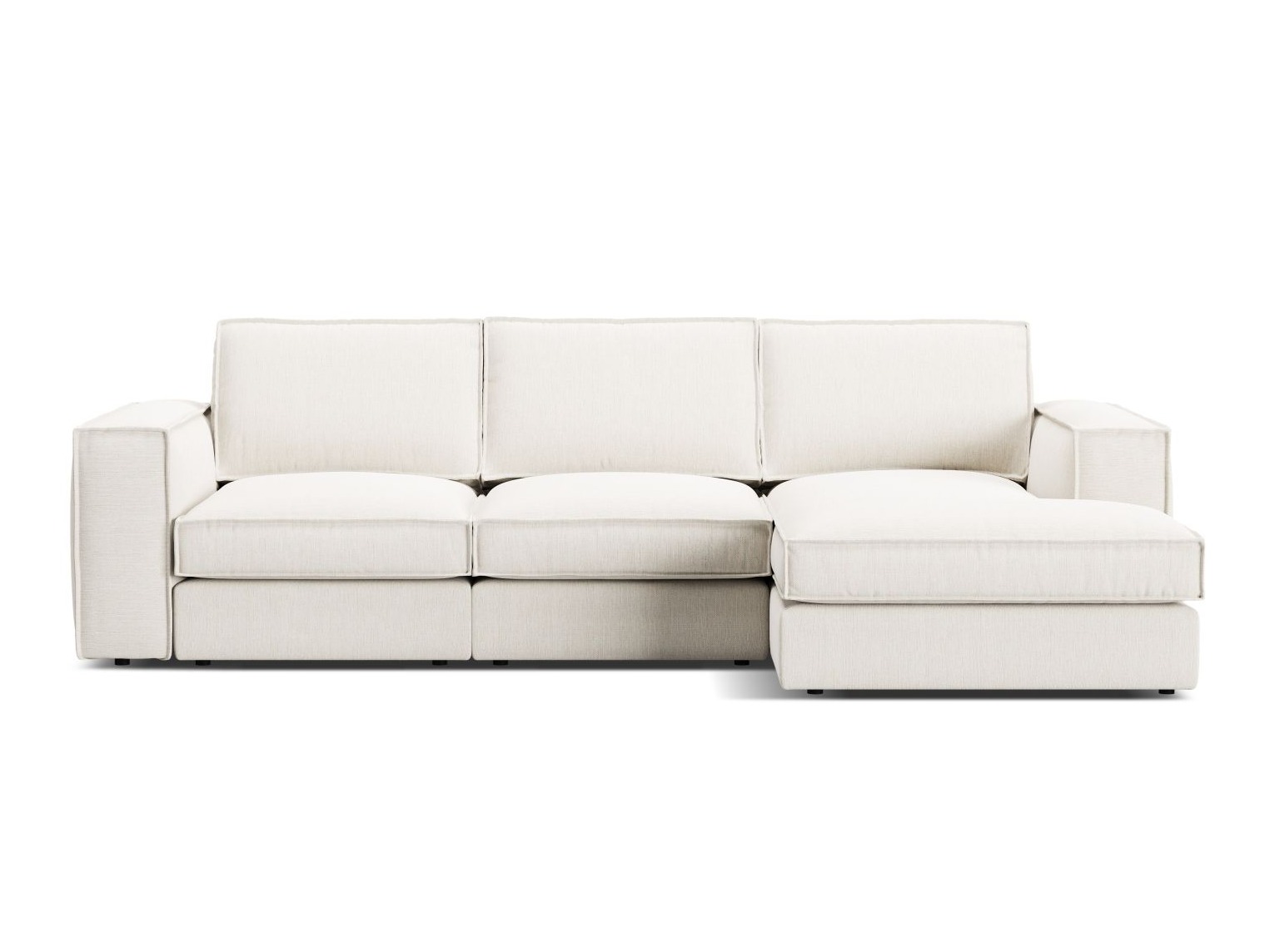 Modulares Ecksofa Dalodei 110 (Babel White)