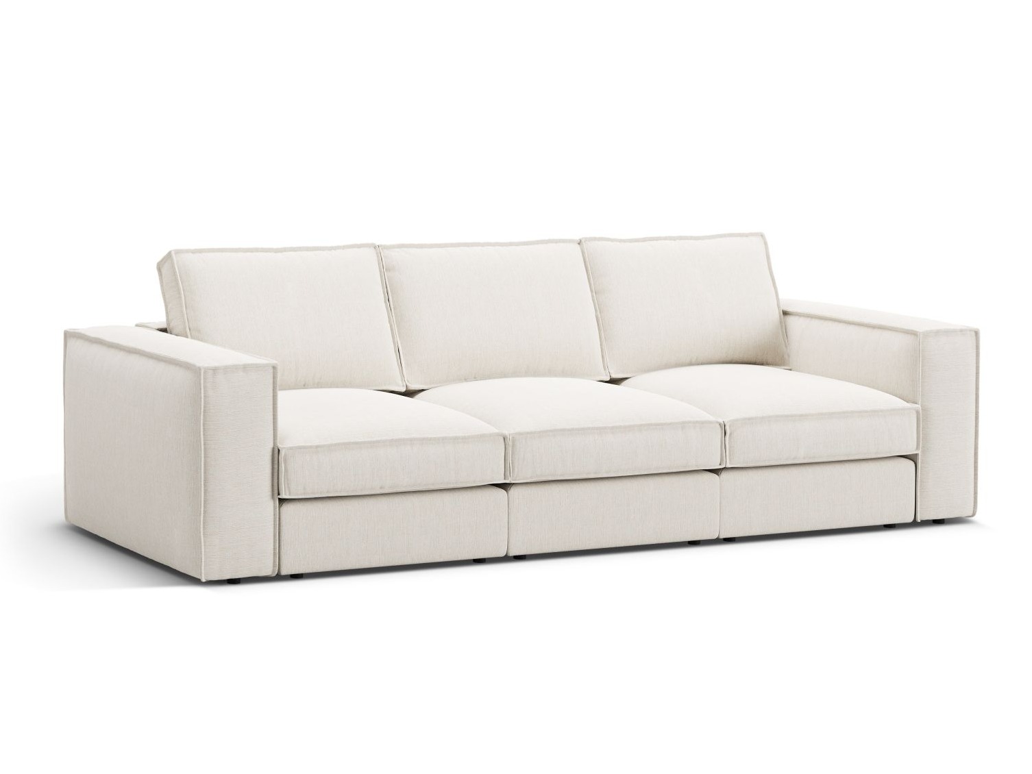 Modulares Sofa Dalodei 109 (Babel White)