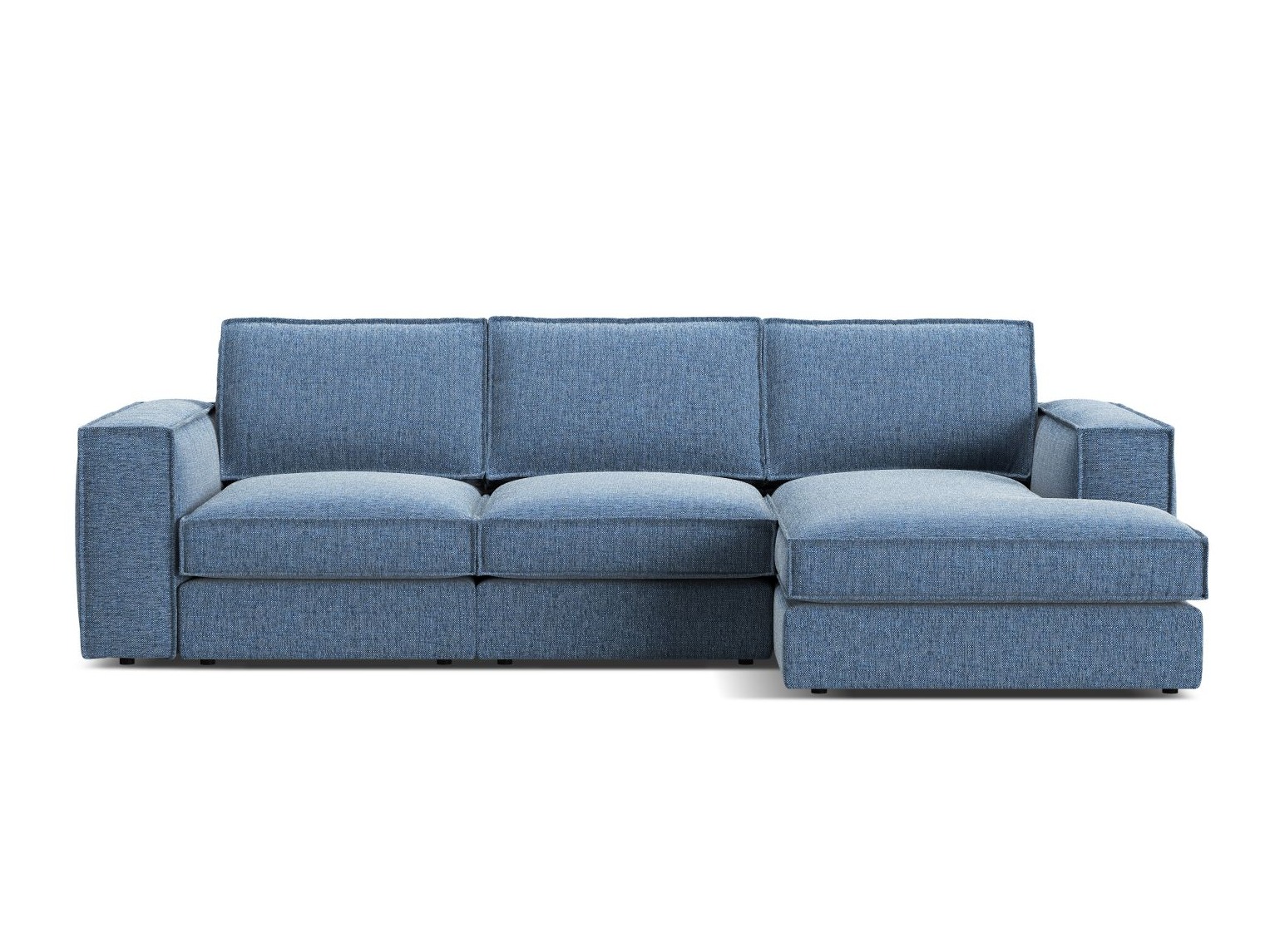Modulares Ecksofa Dalodei 110 (Babel Blue)