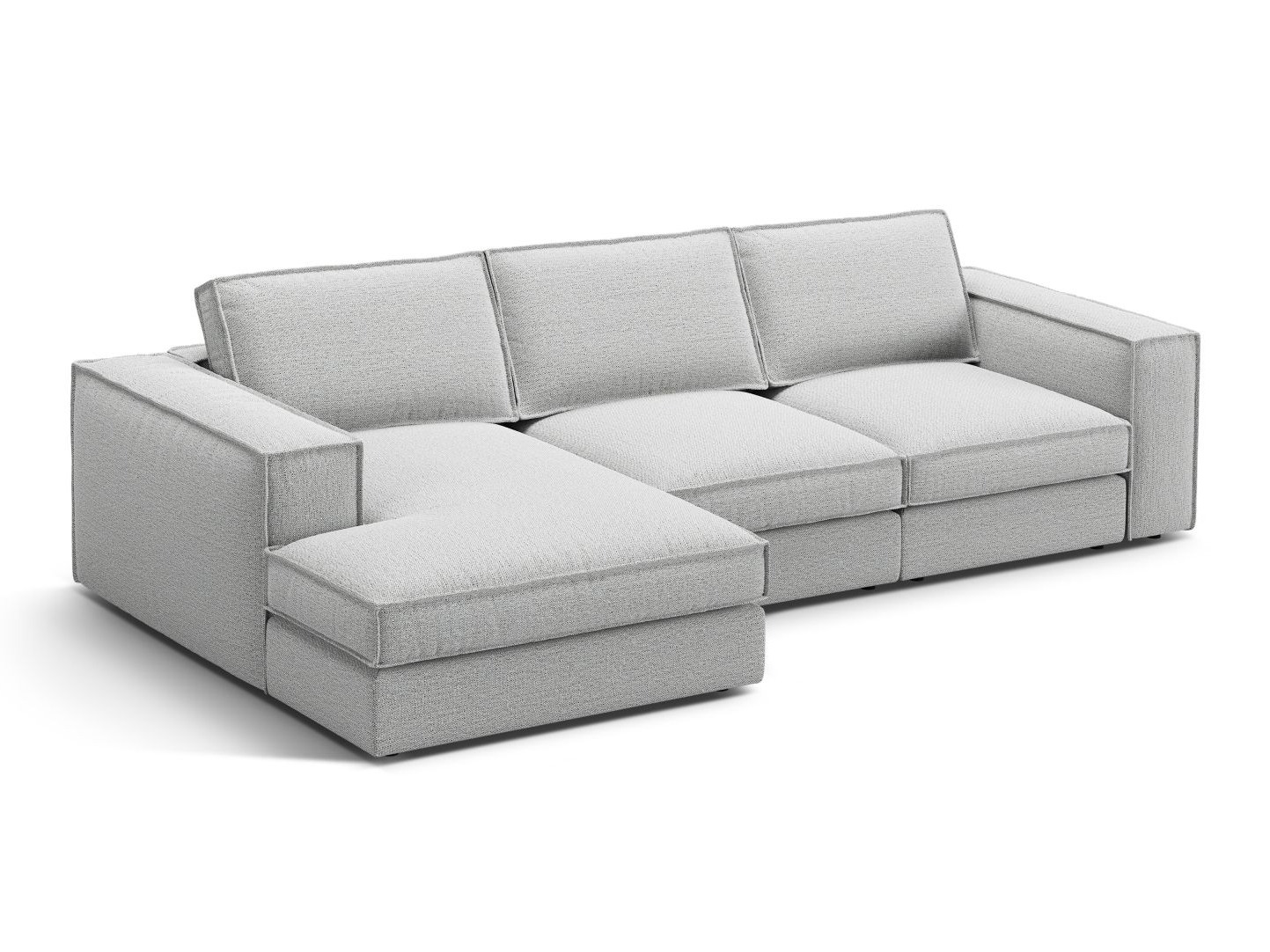 Modulares Ecksofa Dalodei 110 (Babel Light grey)