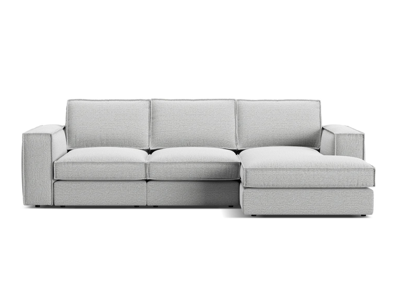 Modulares Ecksofa Dalodei 110 (Babel Light grey)