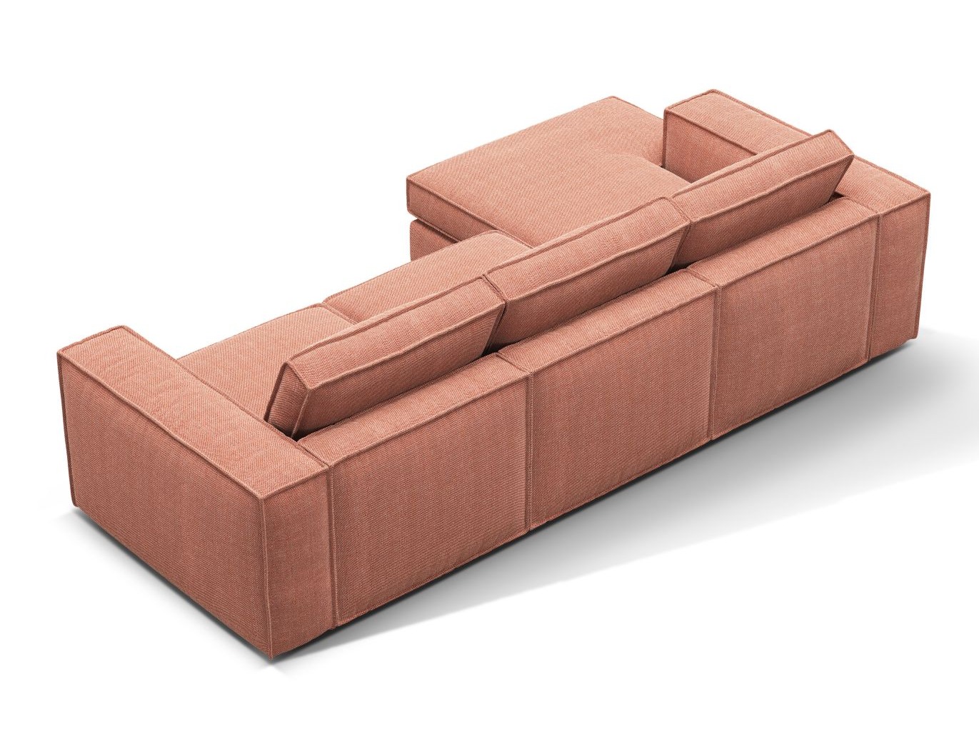 Modulares Ecksofa Dalodei 110 (Babel Red)