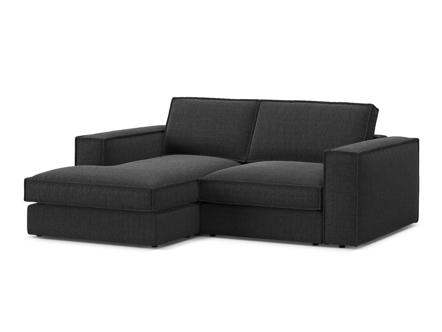 Modulares Ecksofa Dalodei 111 (Babel Black)