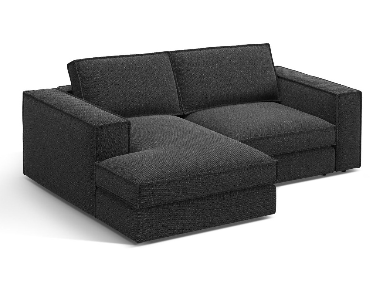 Modulares Ecksofa Dalodei 111 (Babel Black)