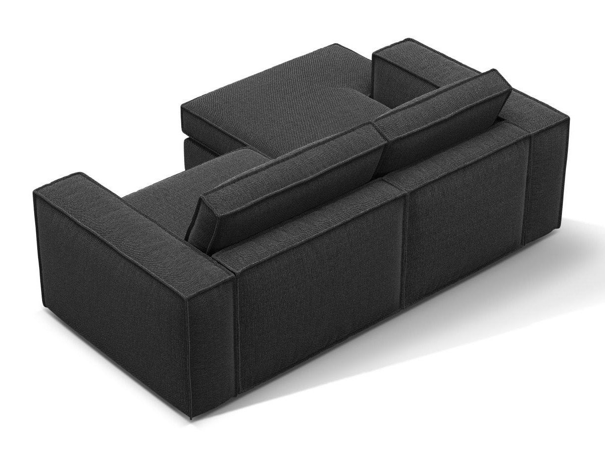 Modulares Ecksofa Dalodei 111 (Babel Black)