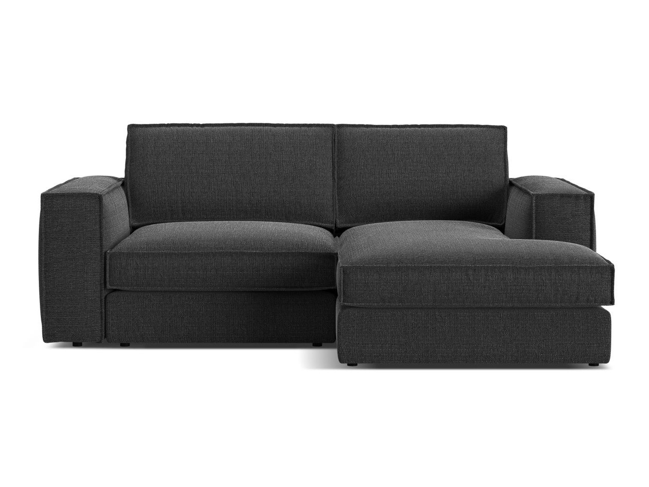 Modulares Ecksofa Dalodei 111 (Babel Black)