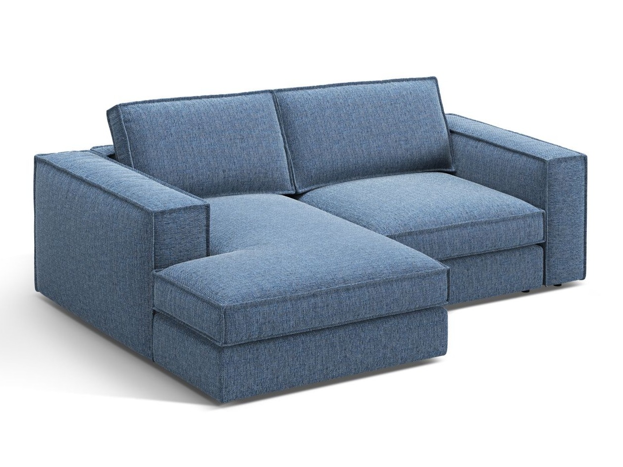 Modulares Ecksofa Dalodei 111 (Babel Blue)