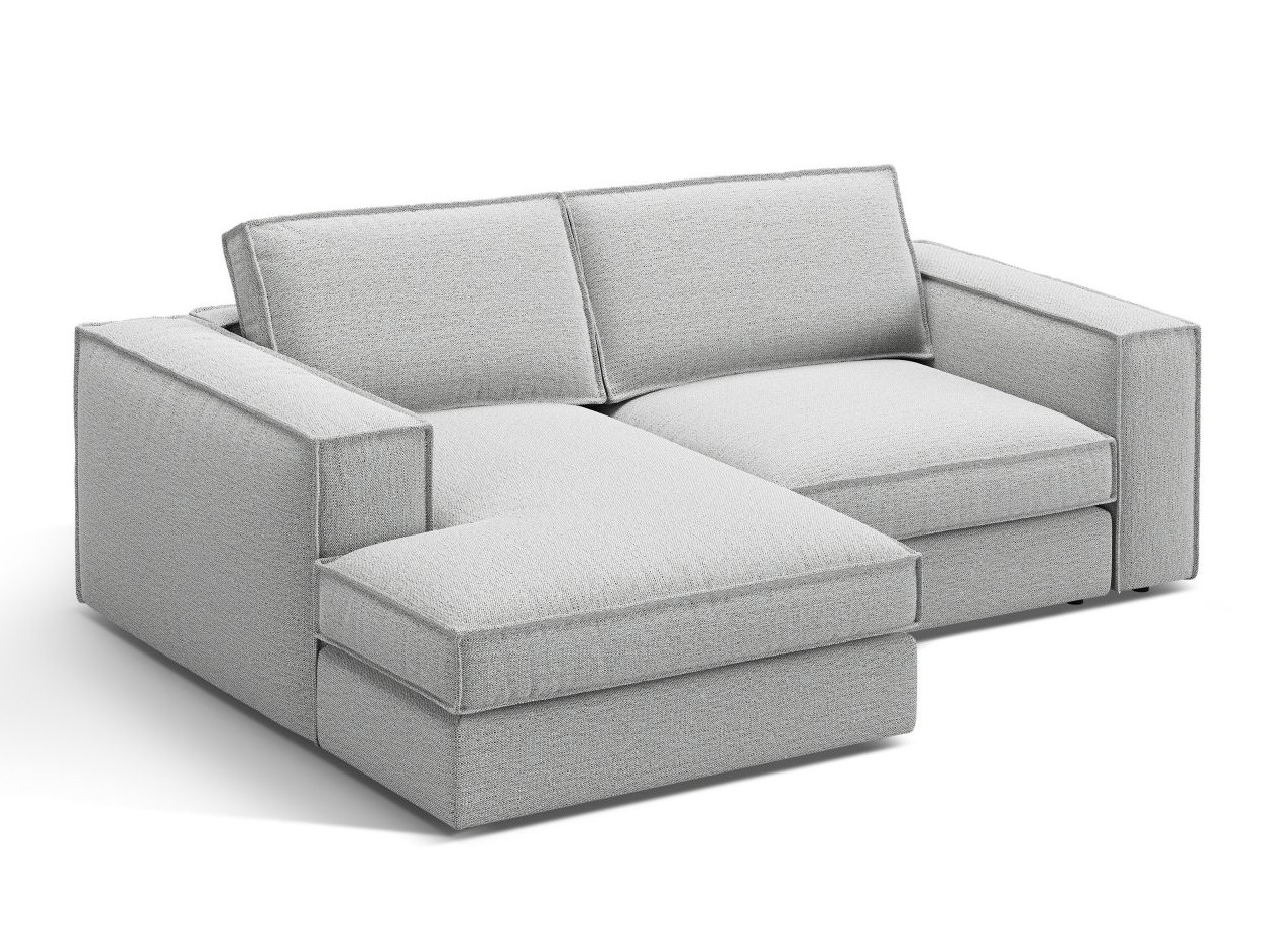 Modulares Ecksofa Dalodei 111 (Babel Light grey)