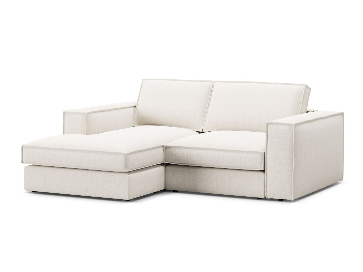 Modulares Ecksofa Dalodei 111 (Babel White)
