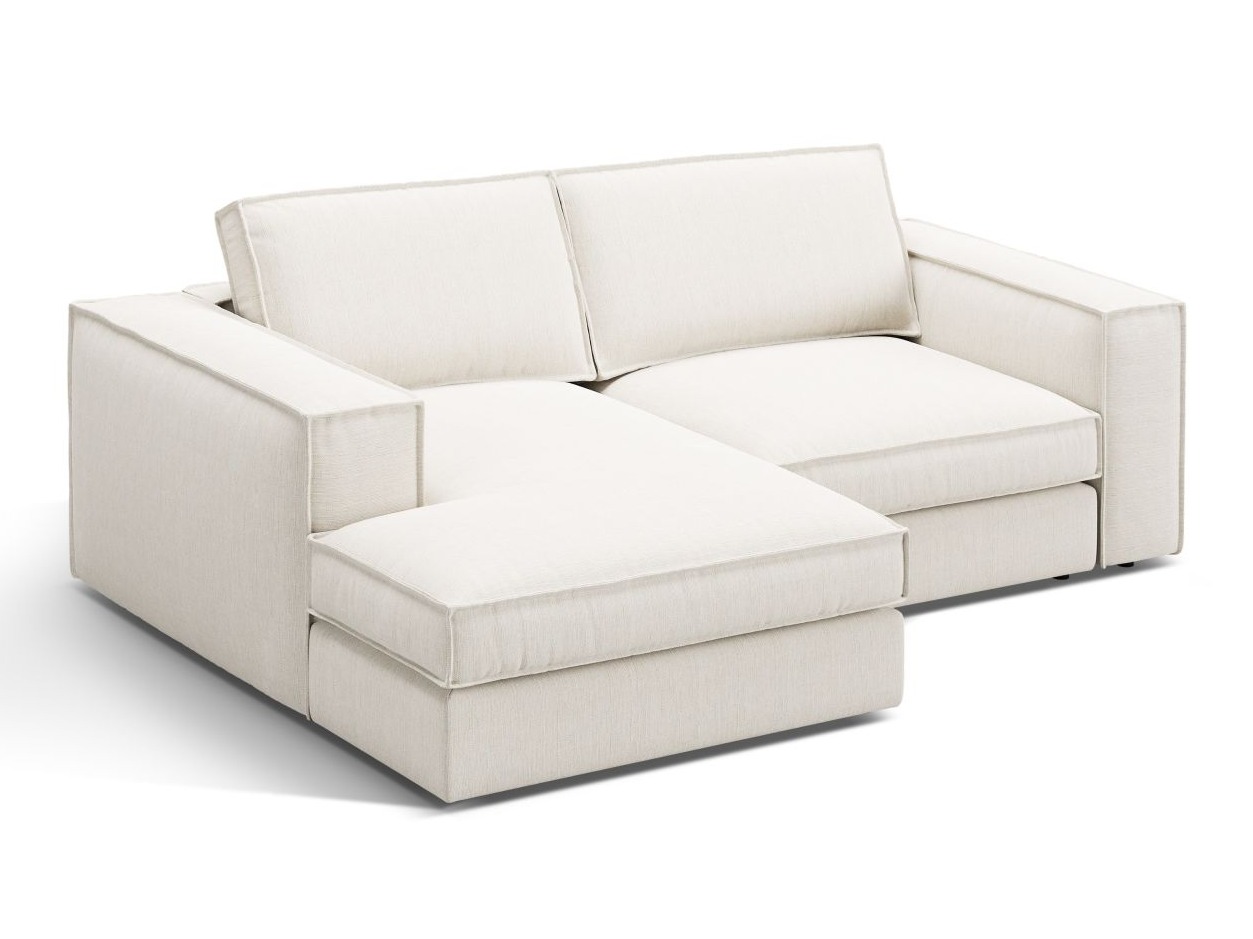 Modulares Ecksofa Dalodei 111 (Babel White)