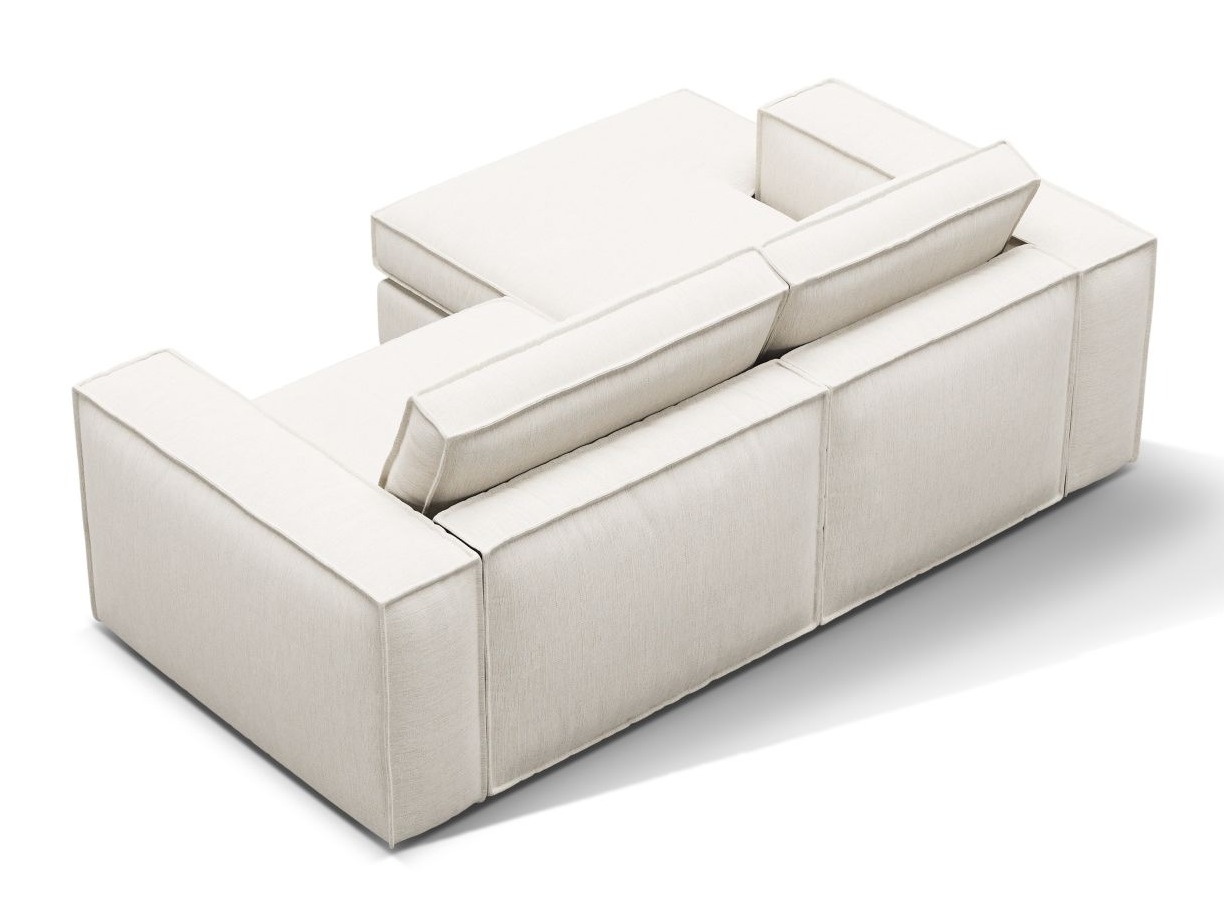Modulares Ecksofa Dalodei 111 (Babel White)