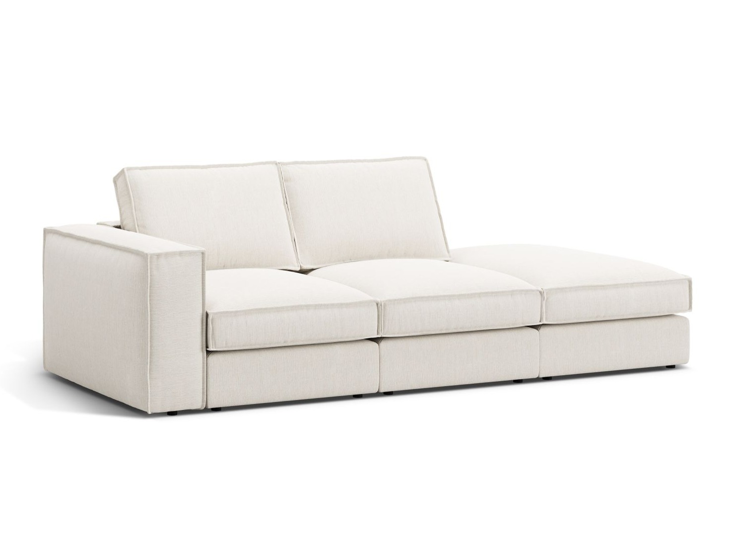 Modulares Sofa Dalodei 112 (Babel White)