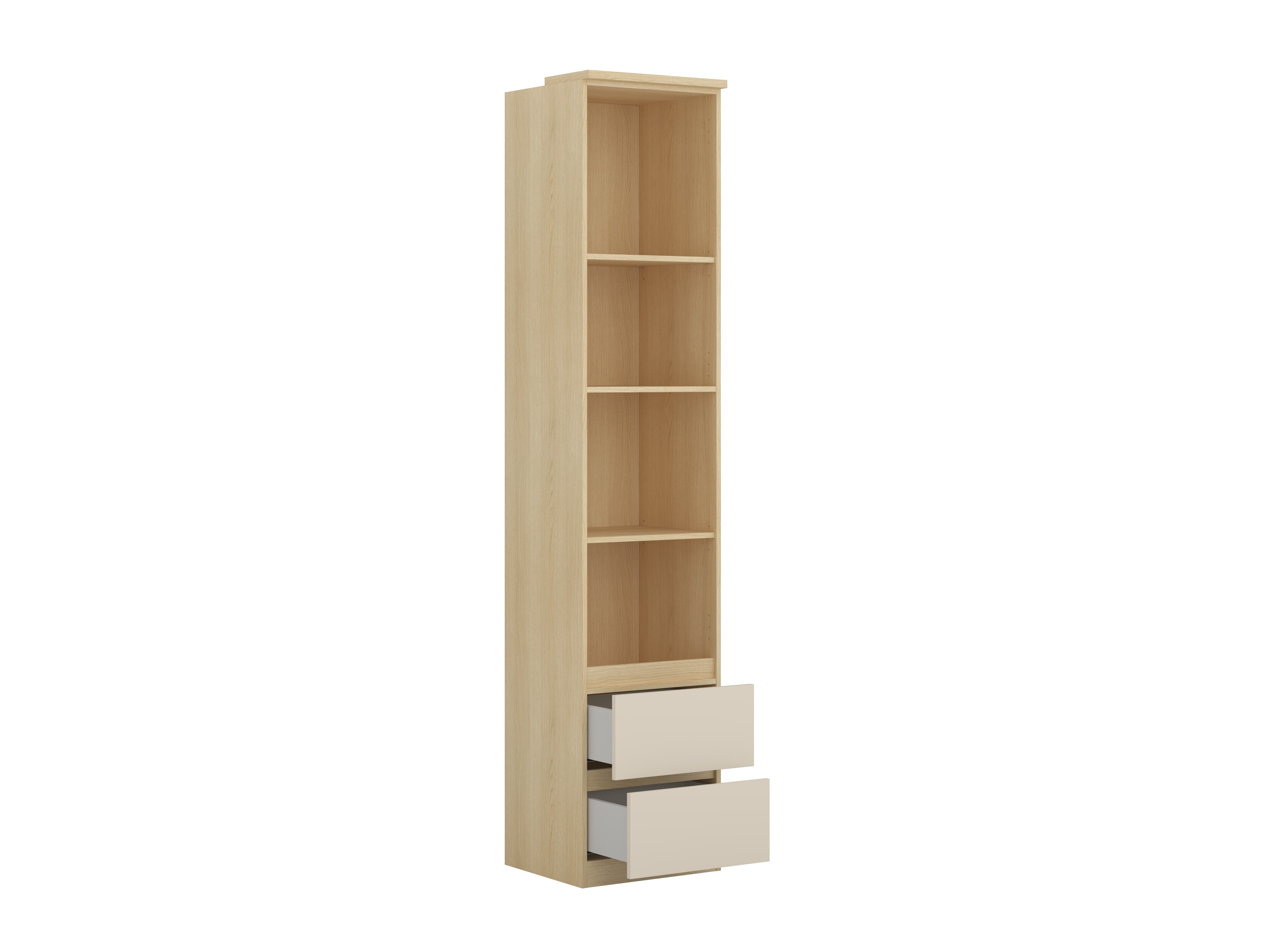 Schlafzimmer-Set Nolcala 124 (Eichenholzoptik + Beige)