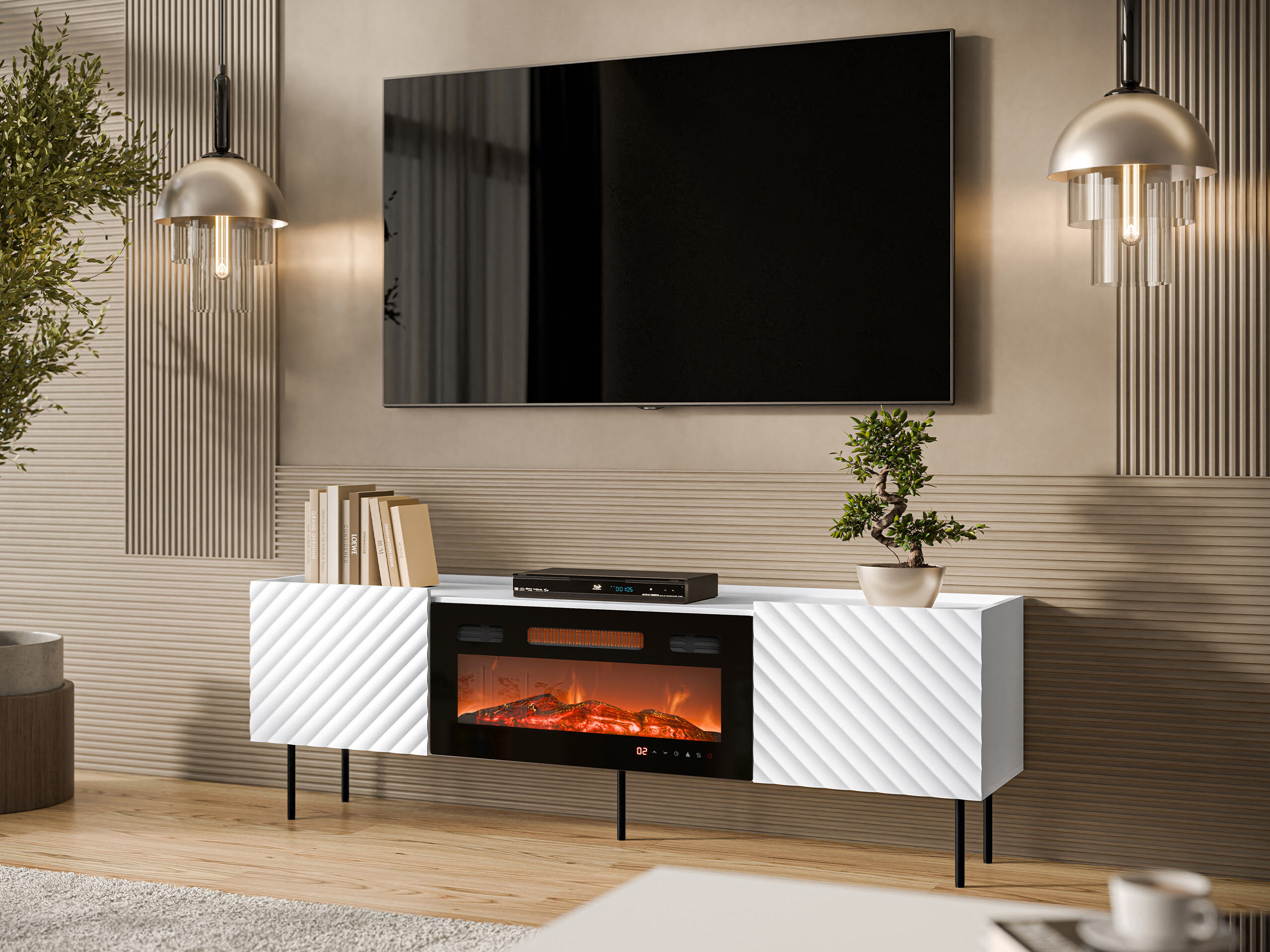 TV-Möbel Sillen III (Weiß)