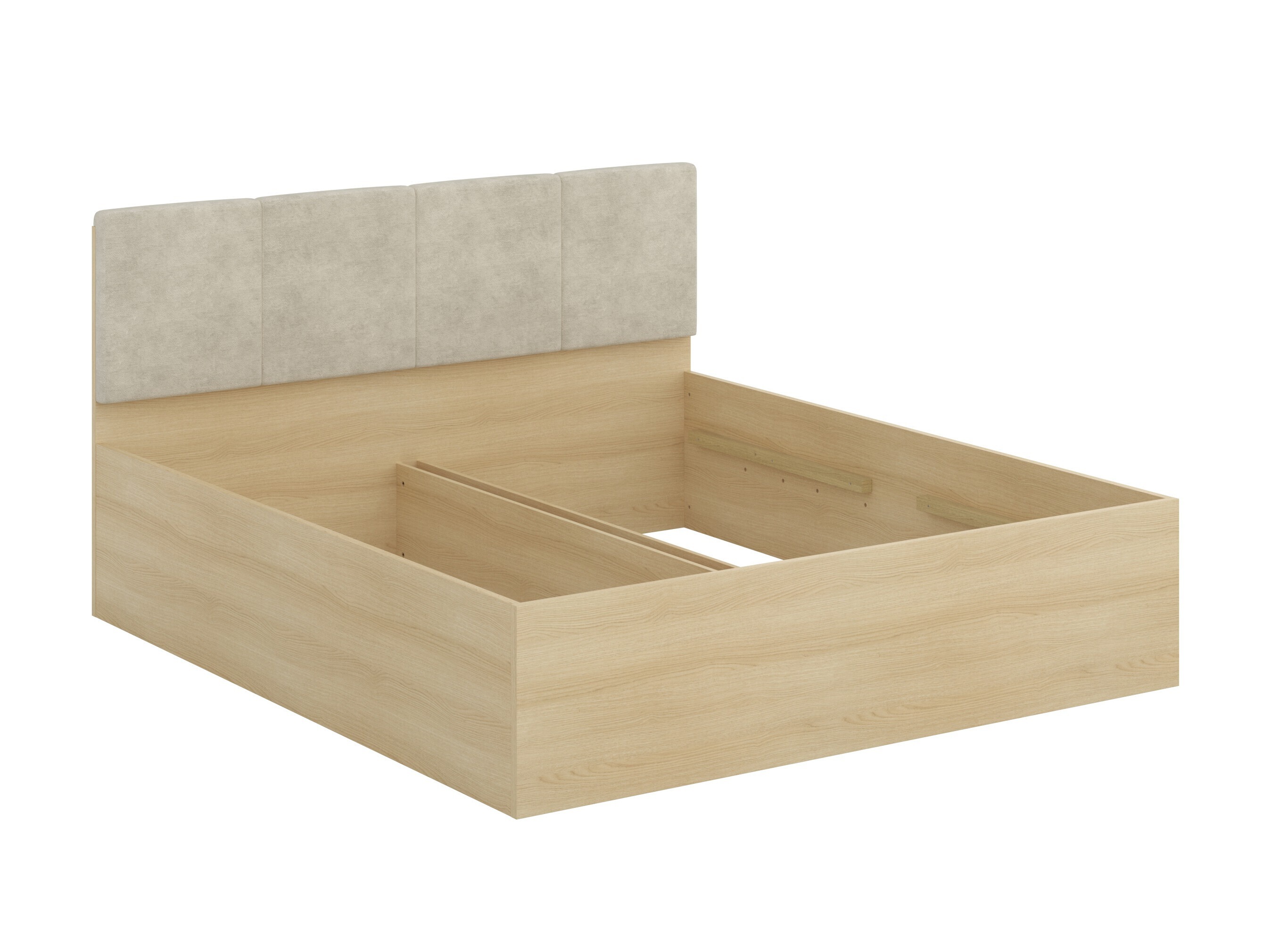 Schlafzimmer-Set Nolcala 125 (Eichenholzoptik + Beige)