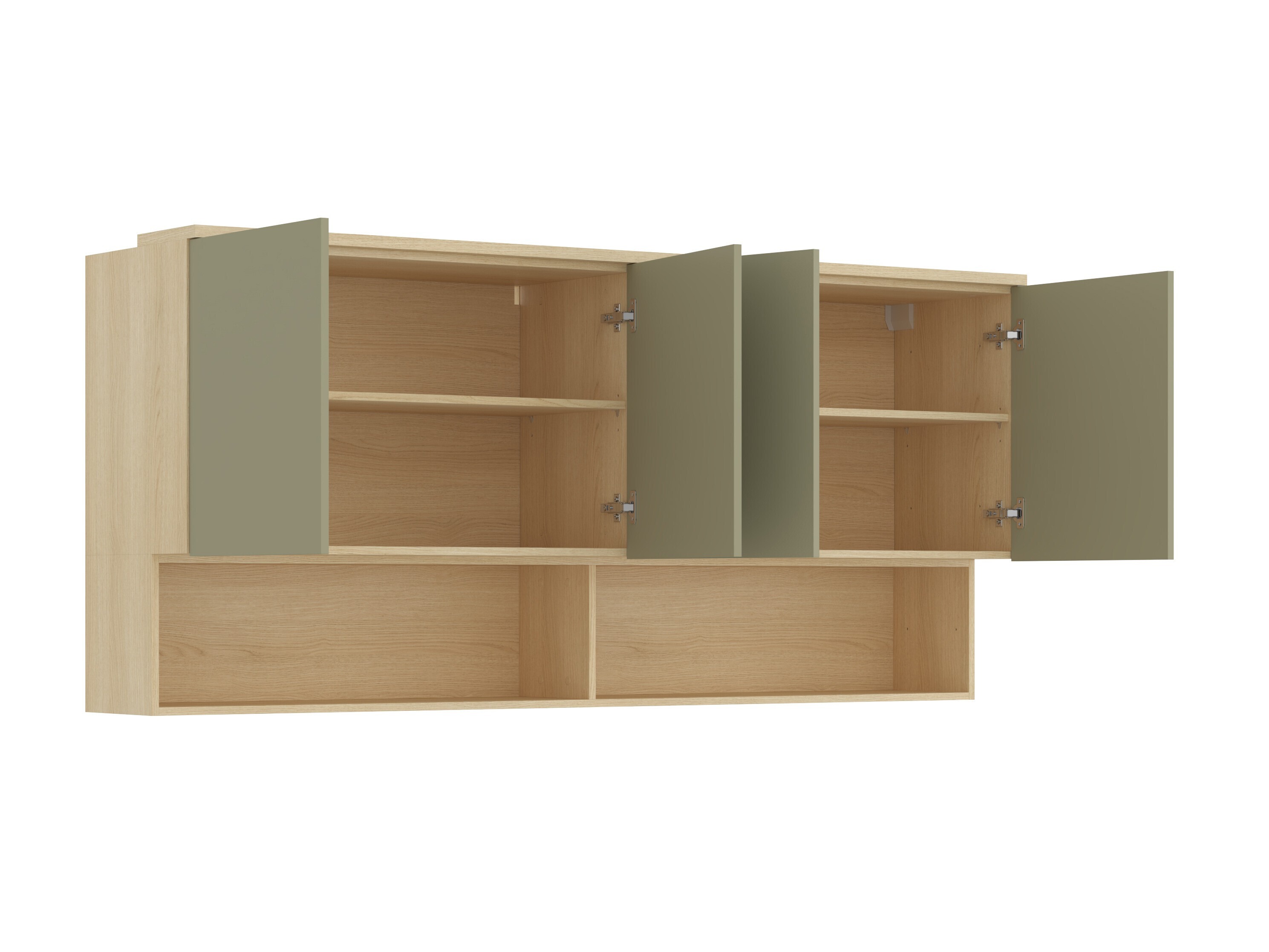 Schlafzimmer-Set Nolcala 126 (Eichenholzoptik + Eukalyptus)