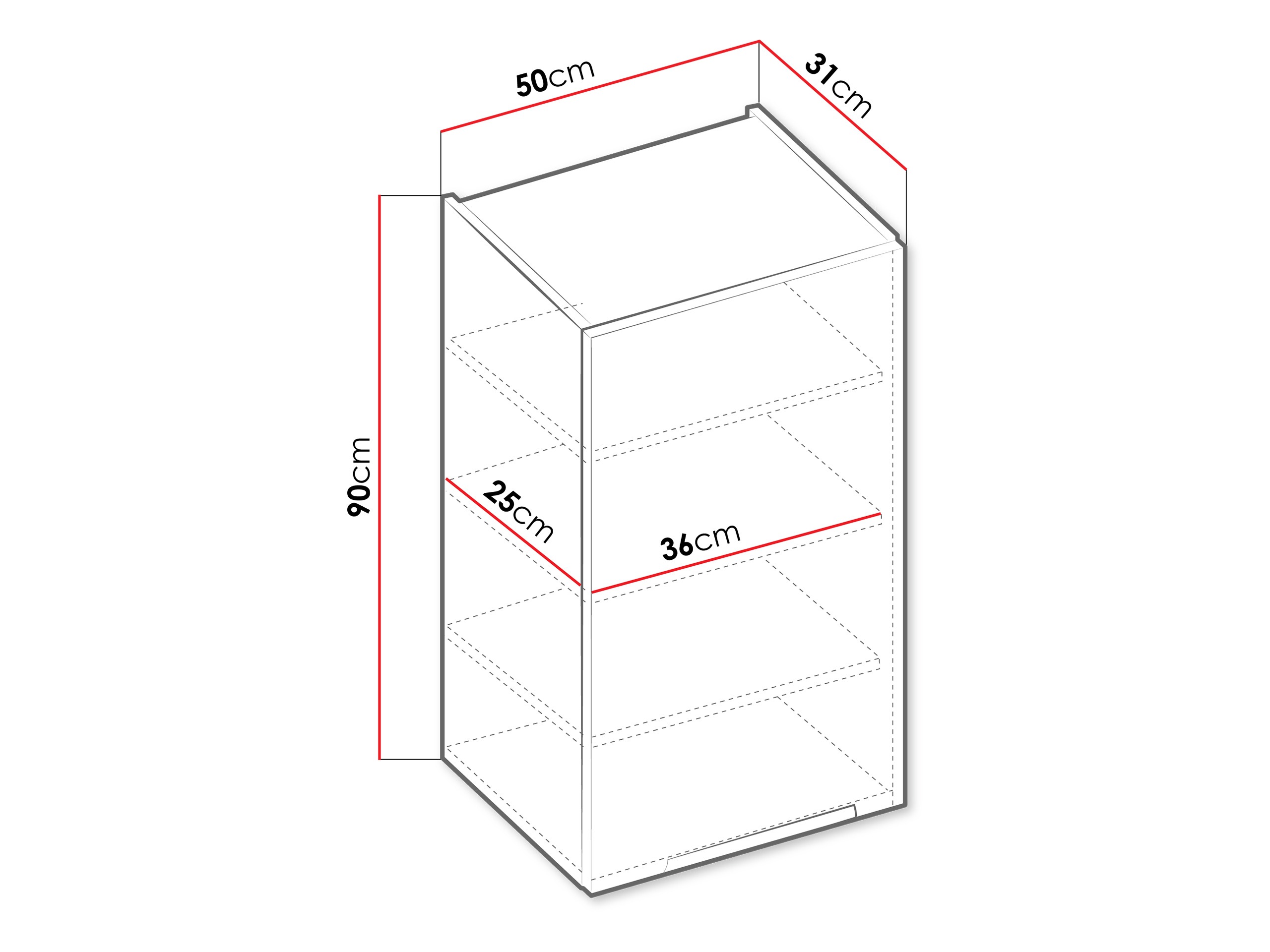 Modularer Wandschrank Sole 123