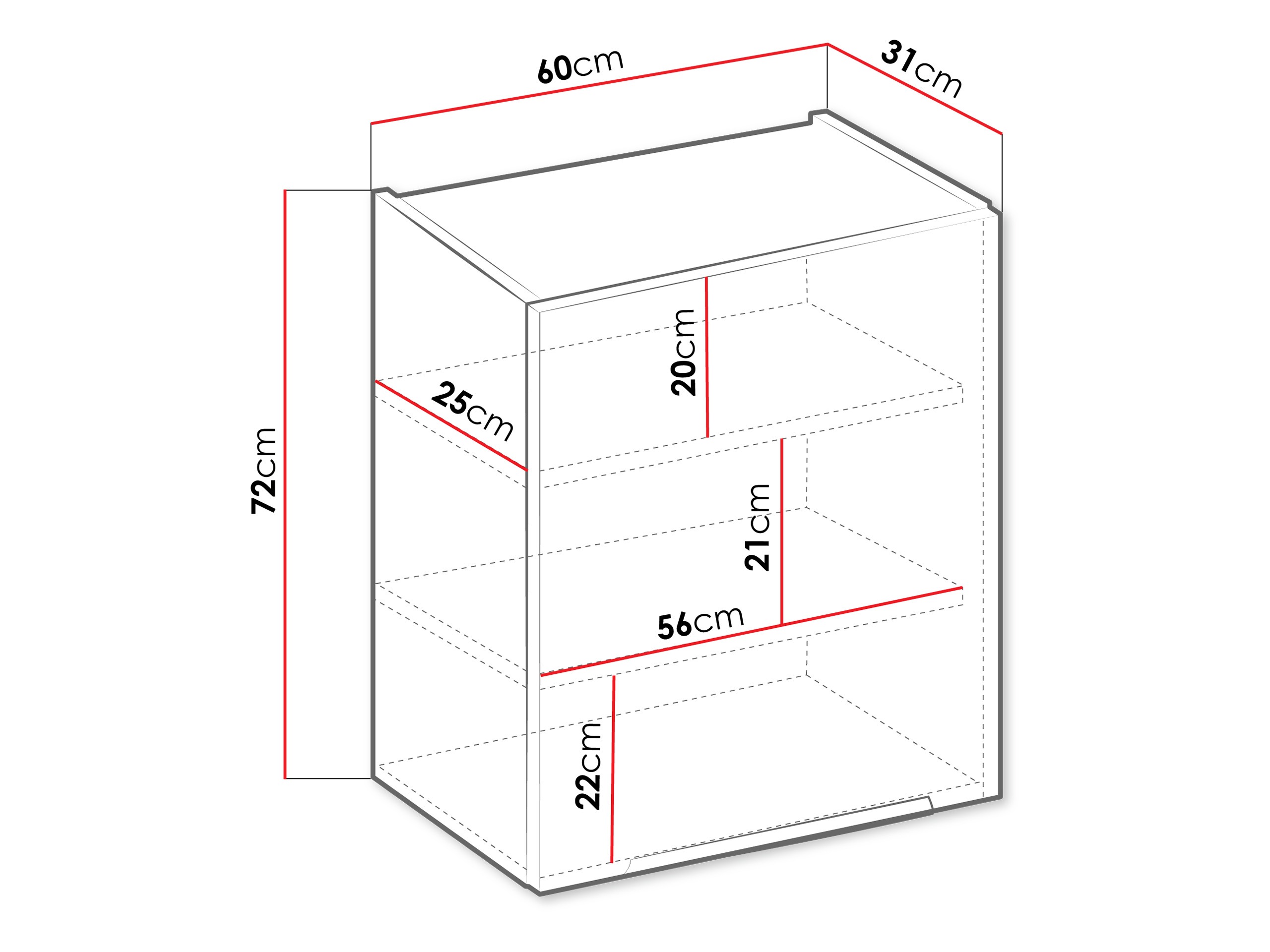 Modularer Wandschrank Sole 136