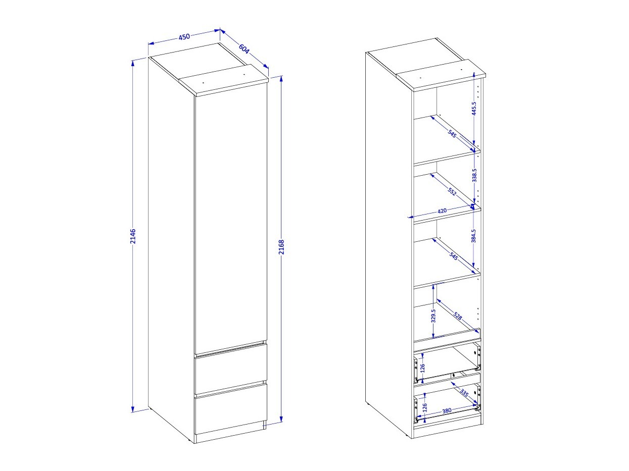 Schlafzimmer-Set Nolcala 125 (Eichenholzoptik + Beige)