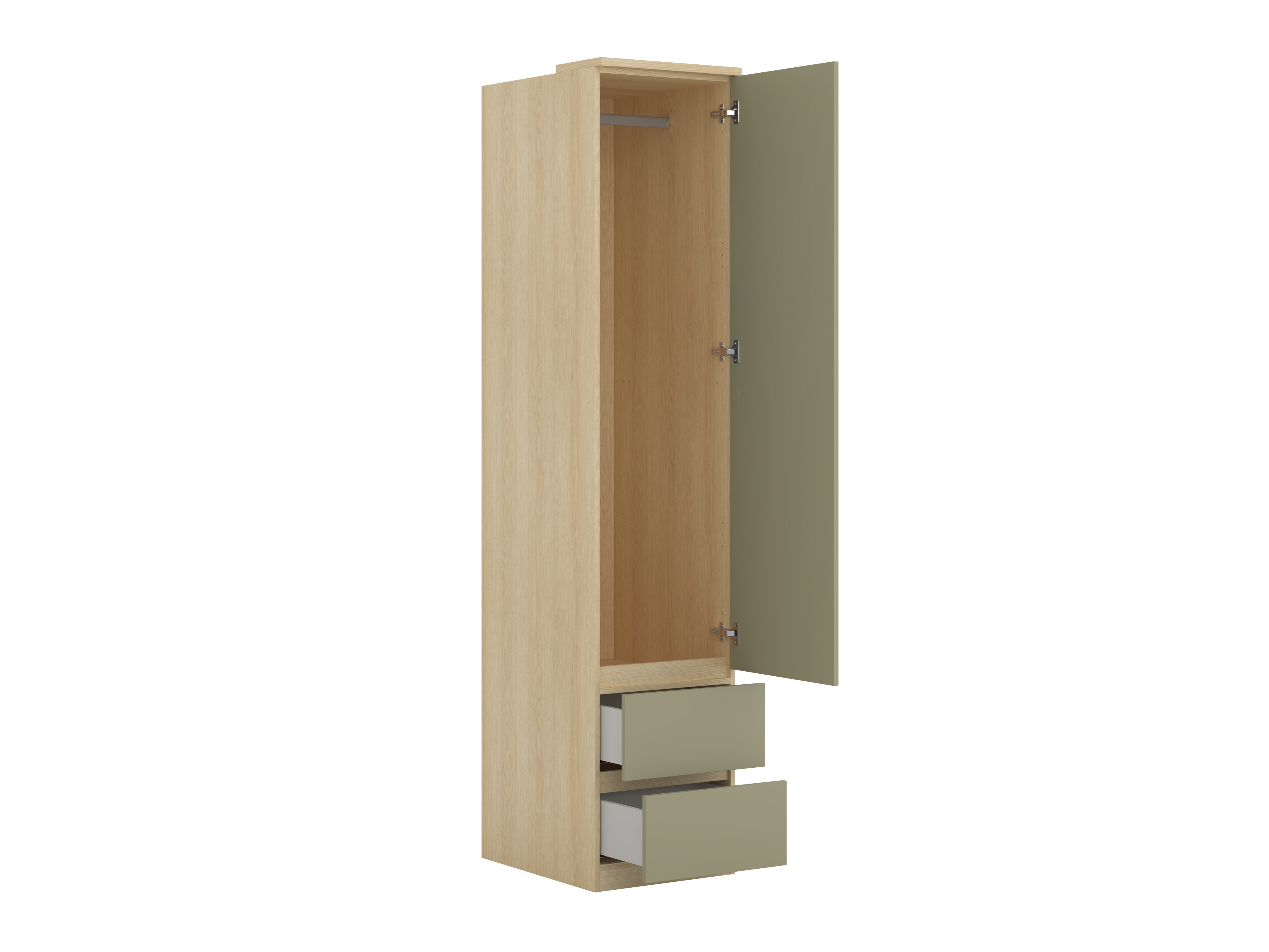 Schlafzimmer-Set Nolcala 125 (Eichenholzoptik + Eukalyptus)