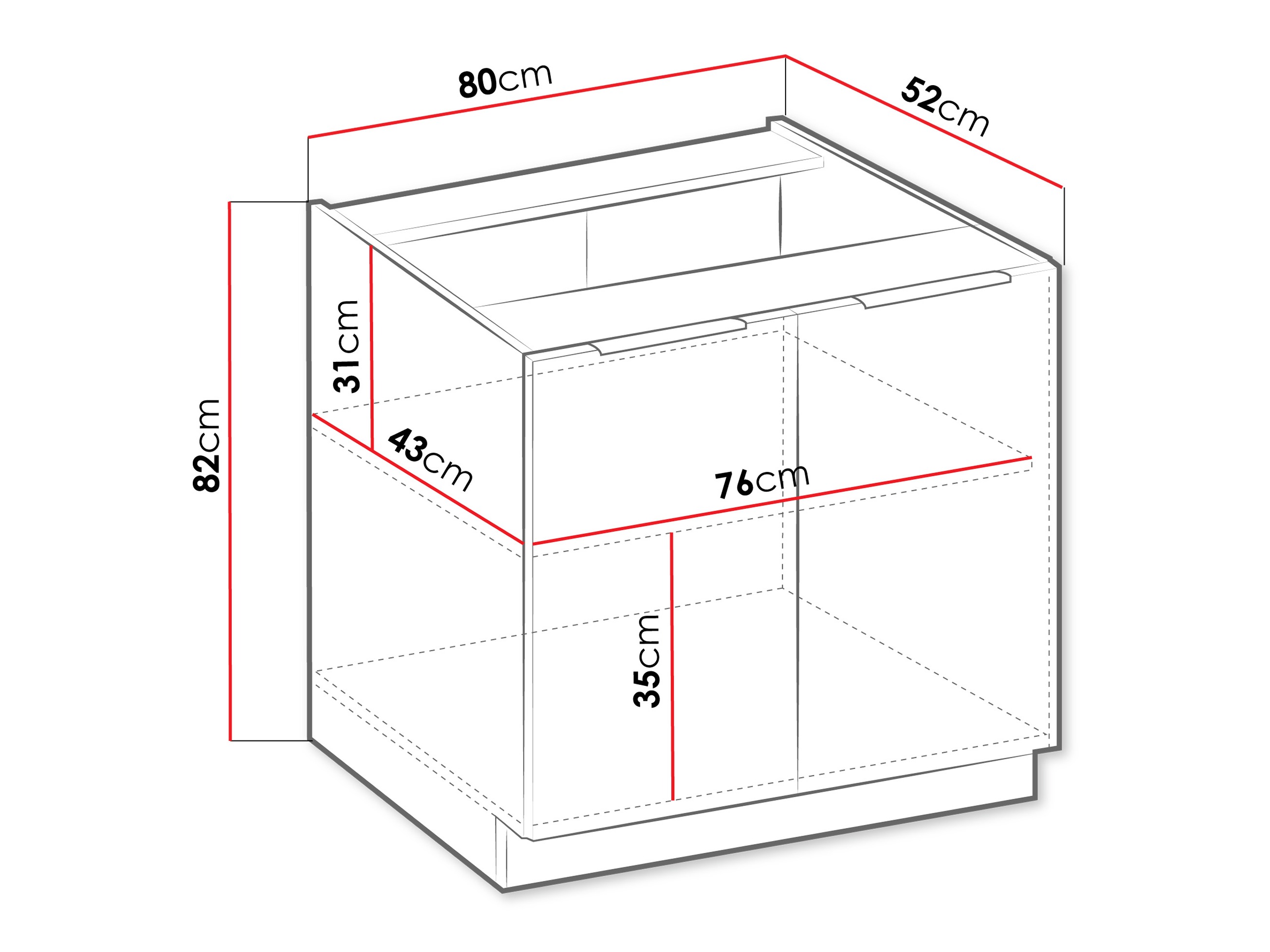 Modularer Schrank mit Türen Sole 146