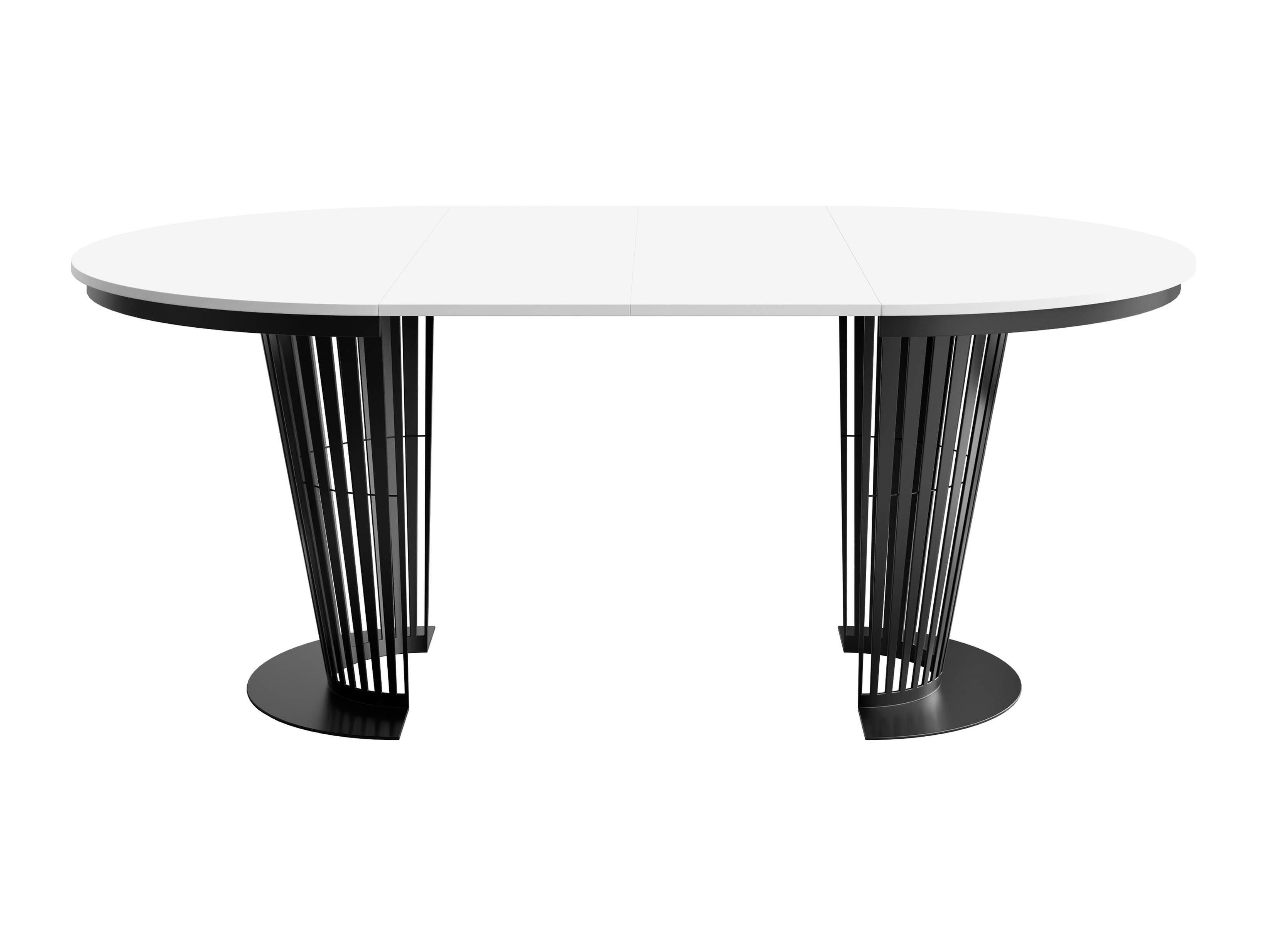 Tisch Oswego 179 (Schwarz + Weiß)