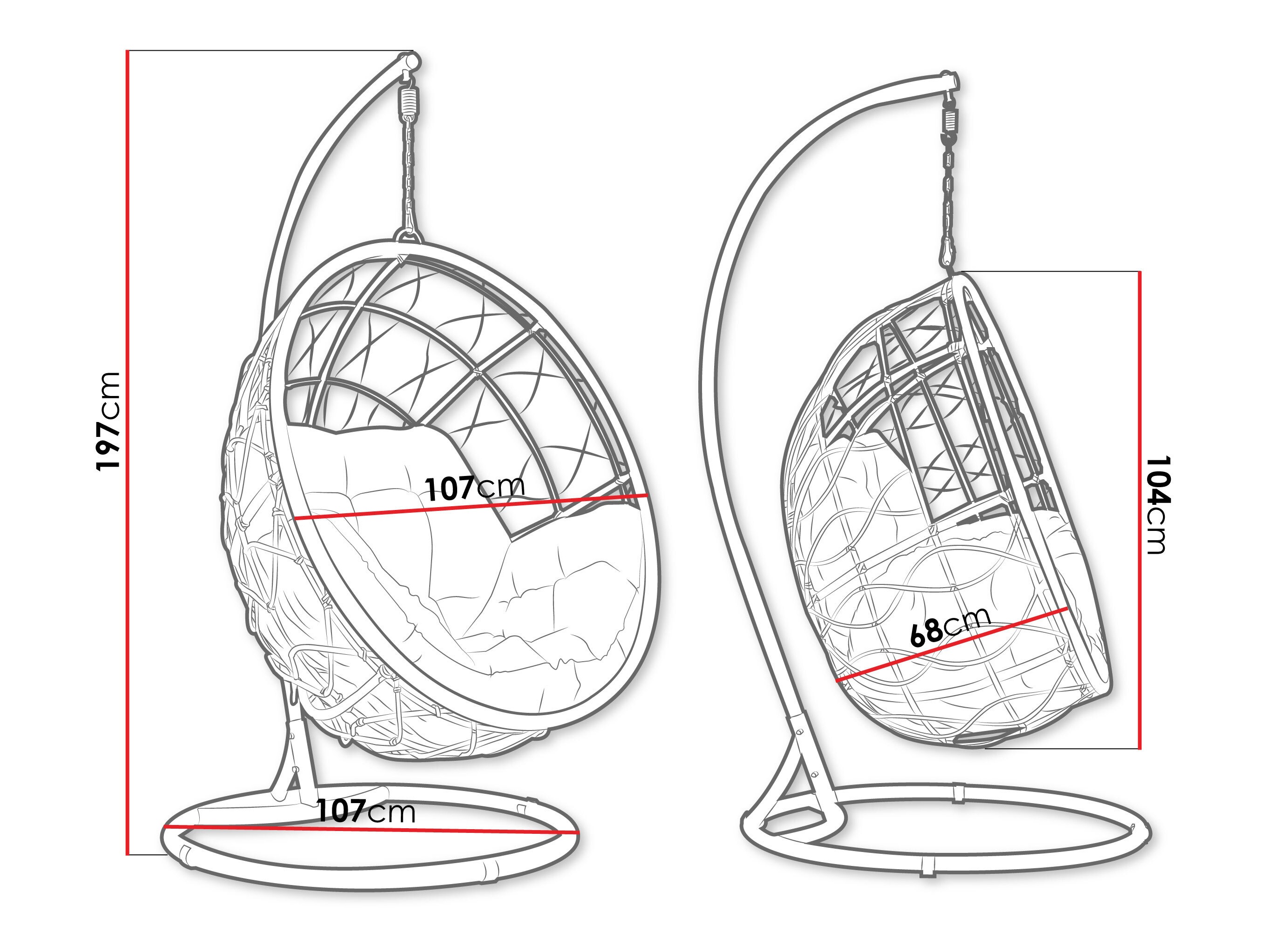 Hängesessel Comfivo 429