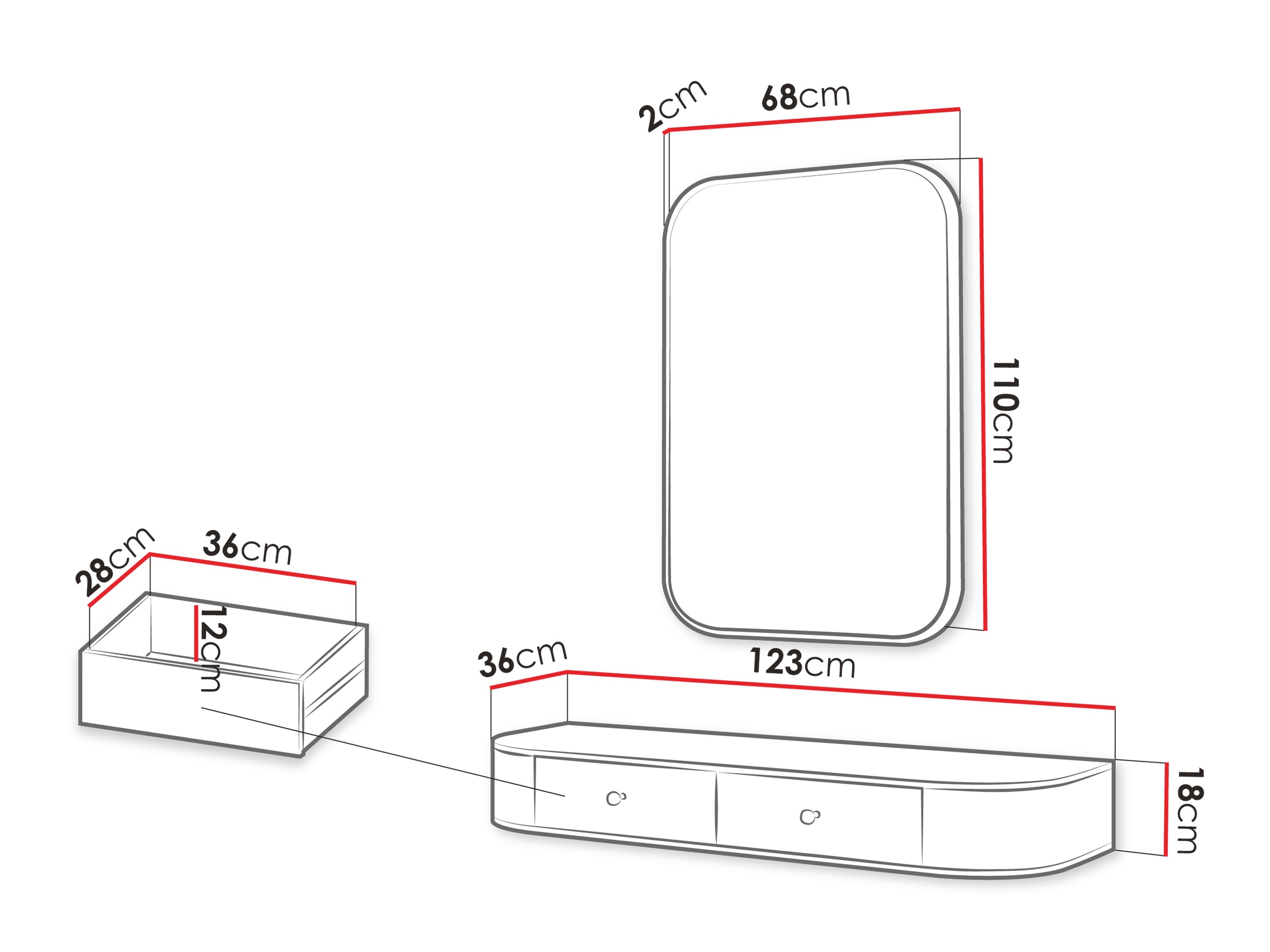 Schminktisch Comfivo Urbum