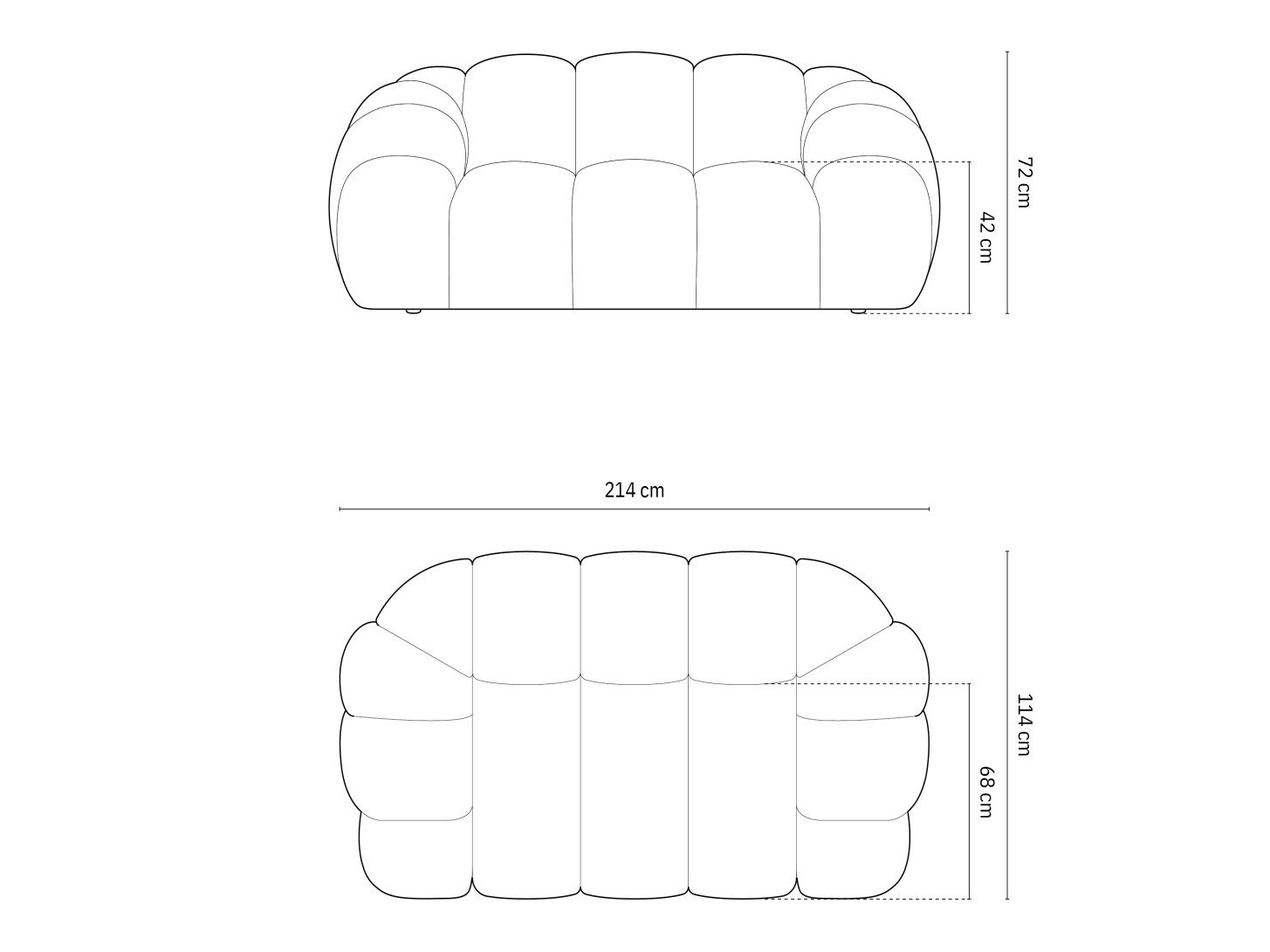 Sofa Cirnolu 100 (Salvador 01)