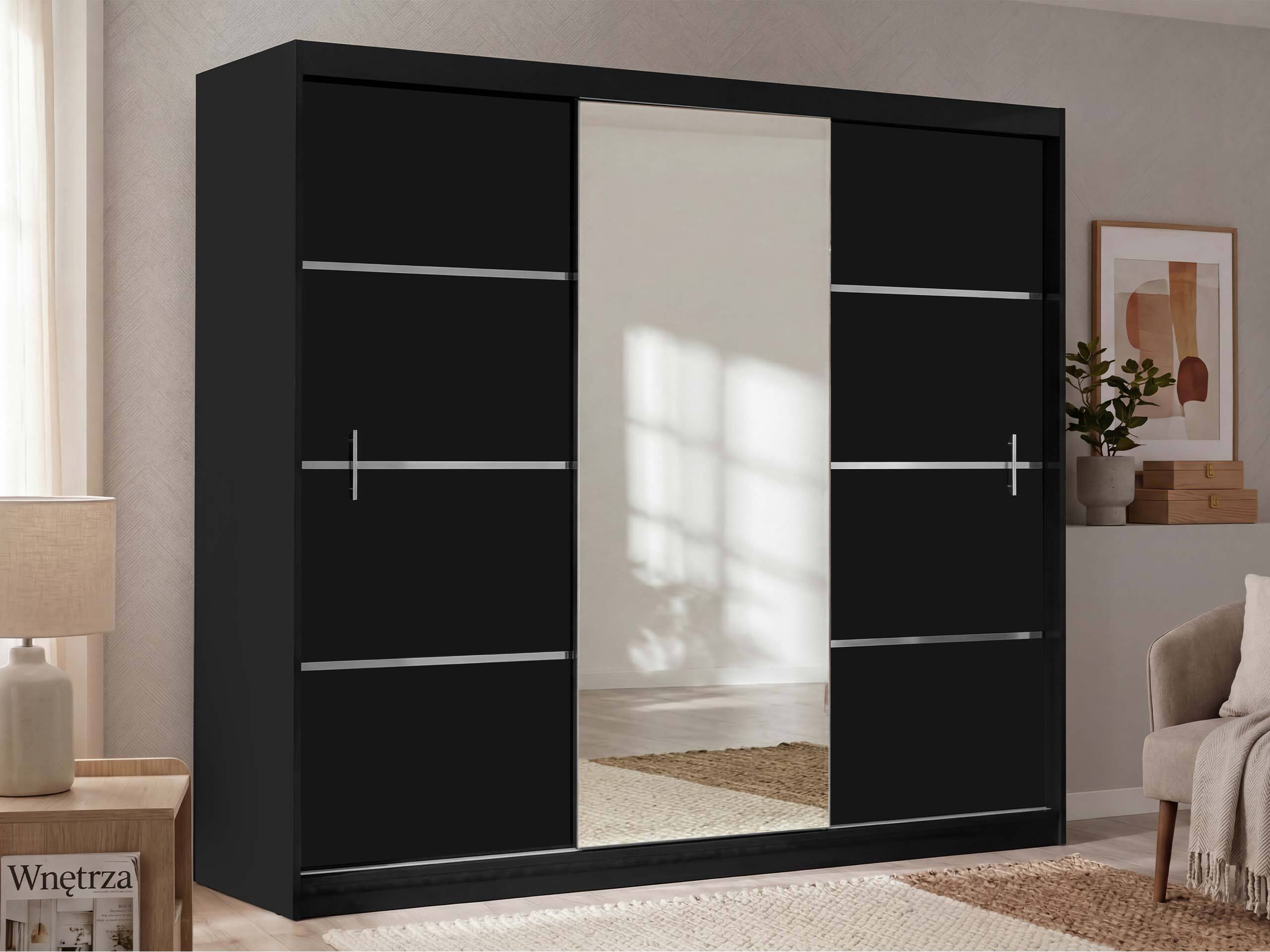 Kleiderschrank Honolulu 107 (Schwarz)