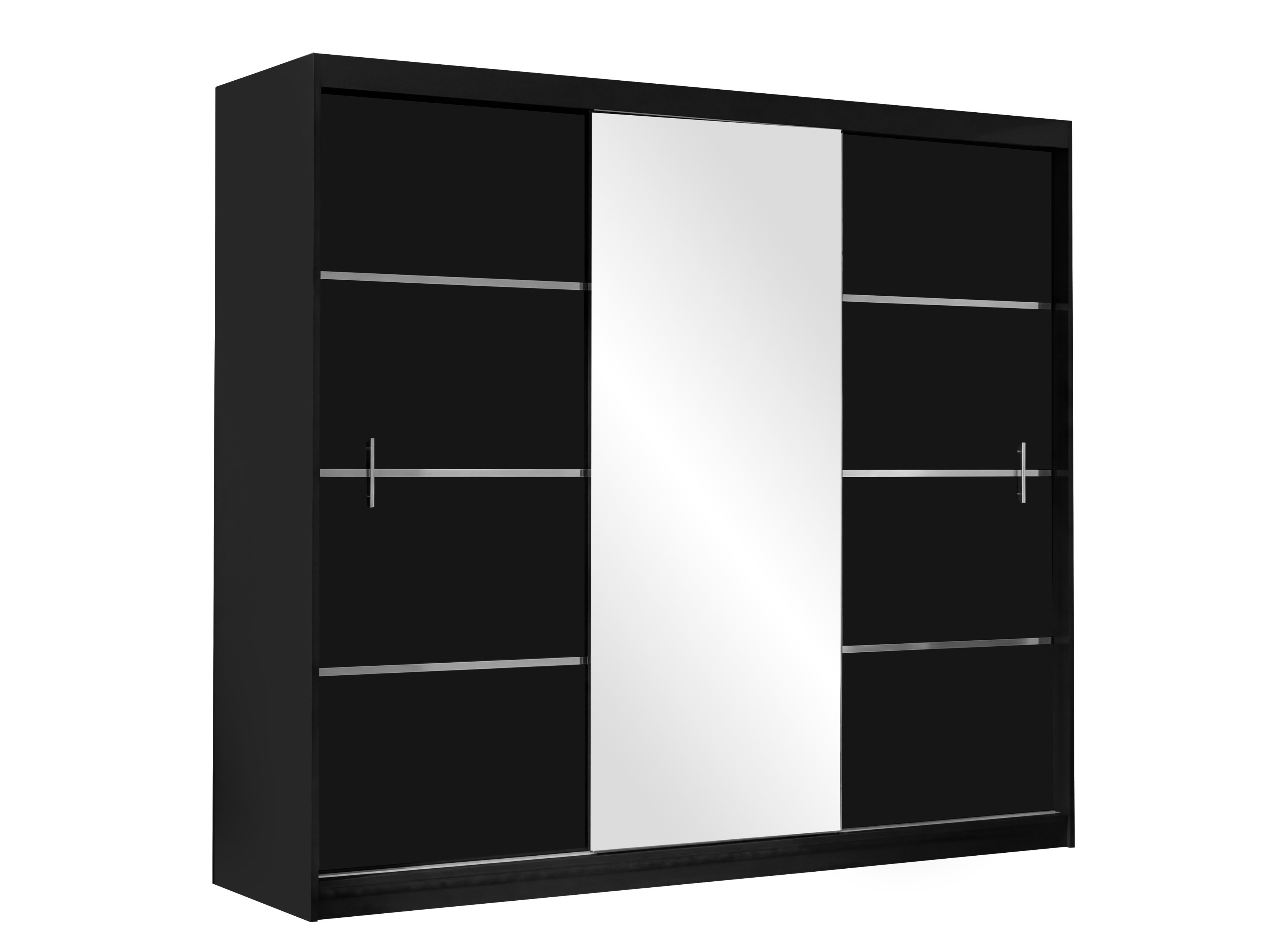 Kleiderschrank Honolulu 107 (Schwarz)