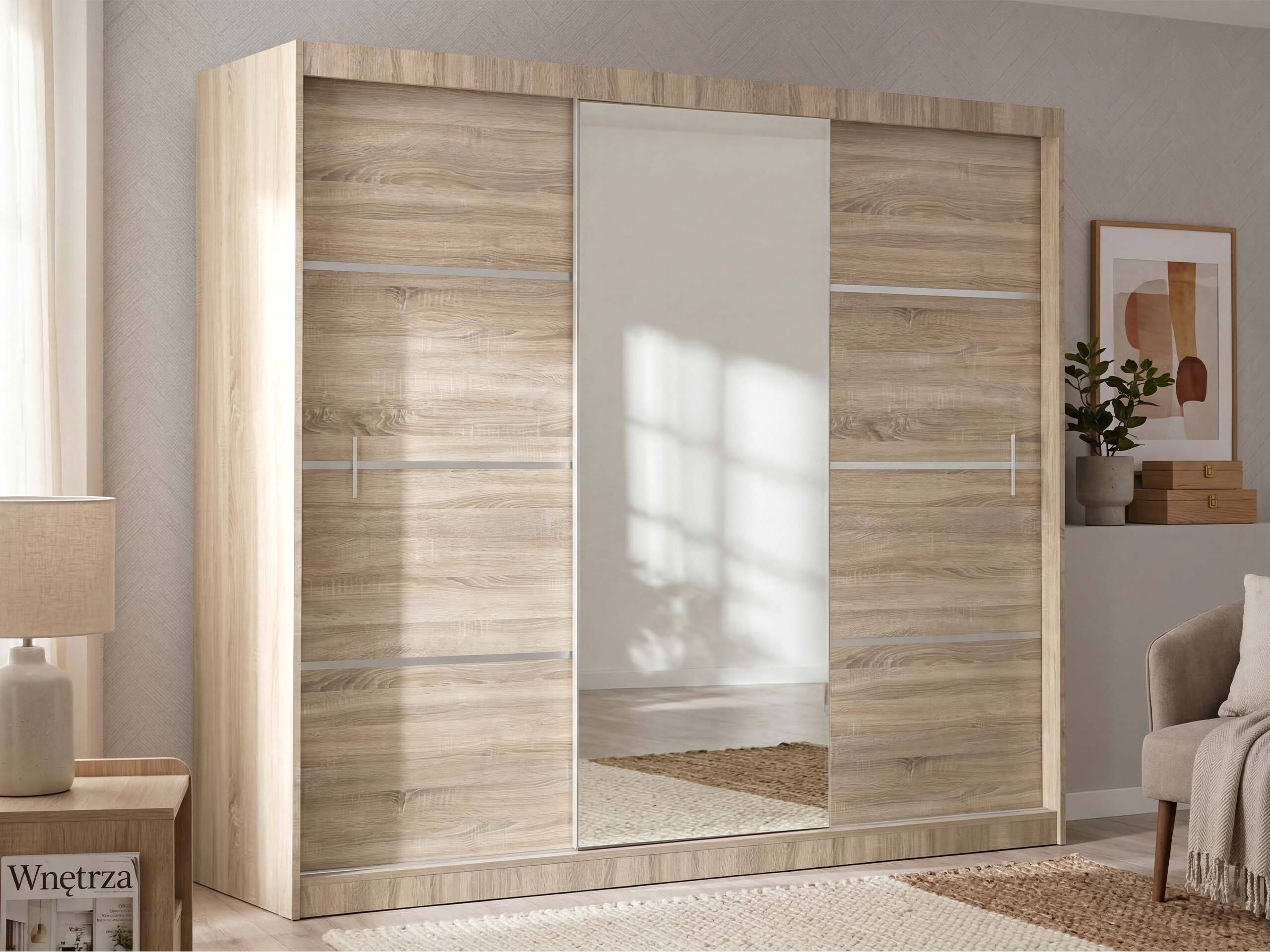 Kleiderschrank Honolulu 107 (Sonoma Eichenholzoptik)