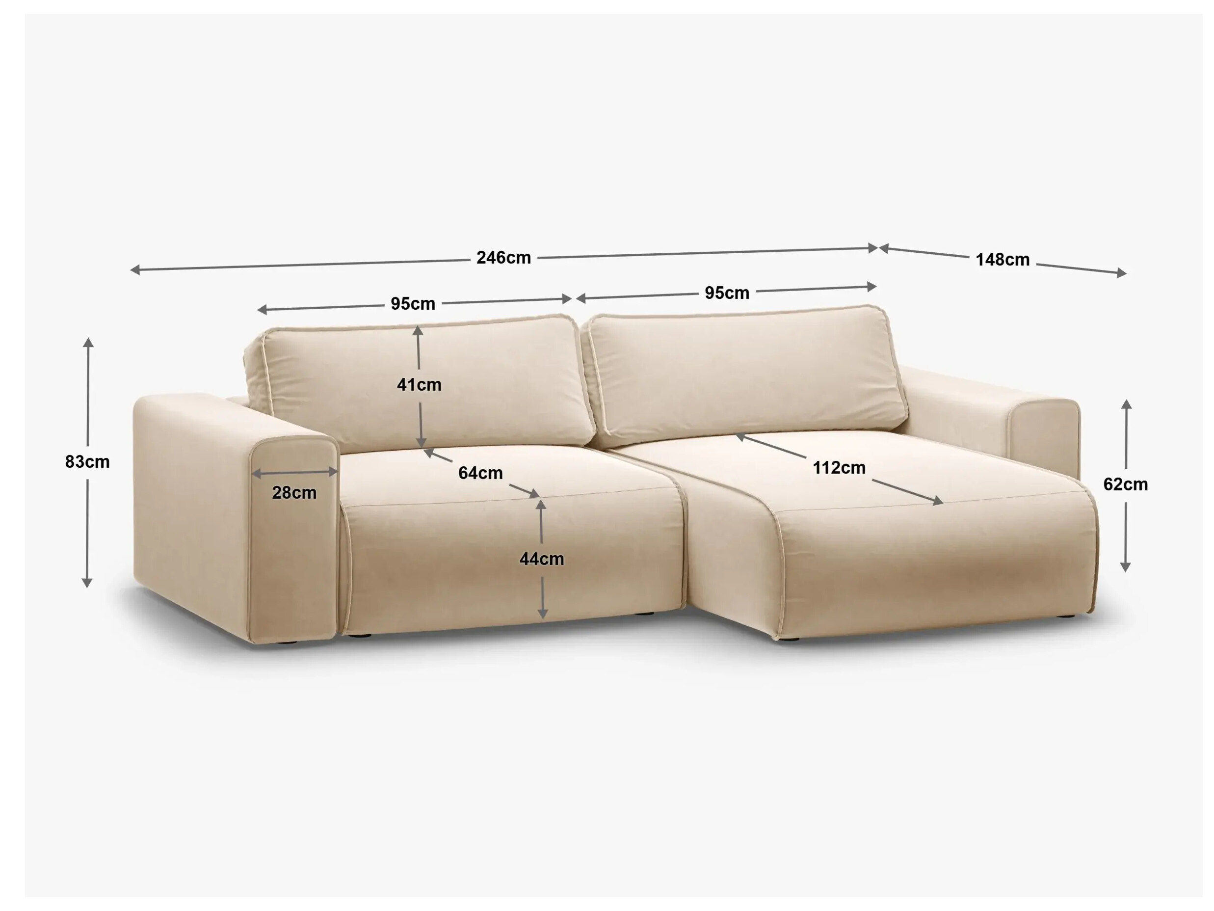 Ecksofa Beckley 352 (Paris Forest)