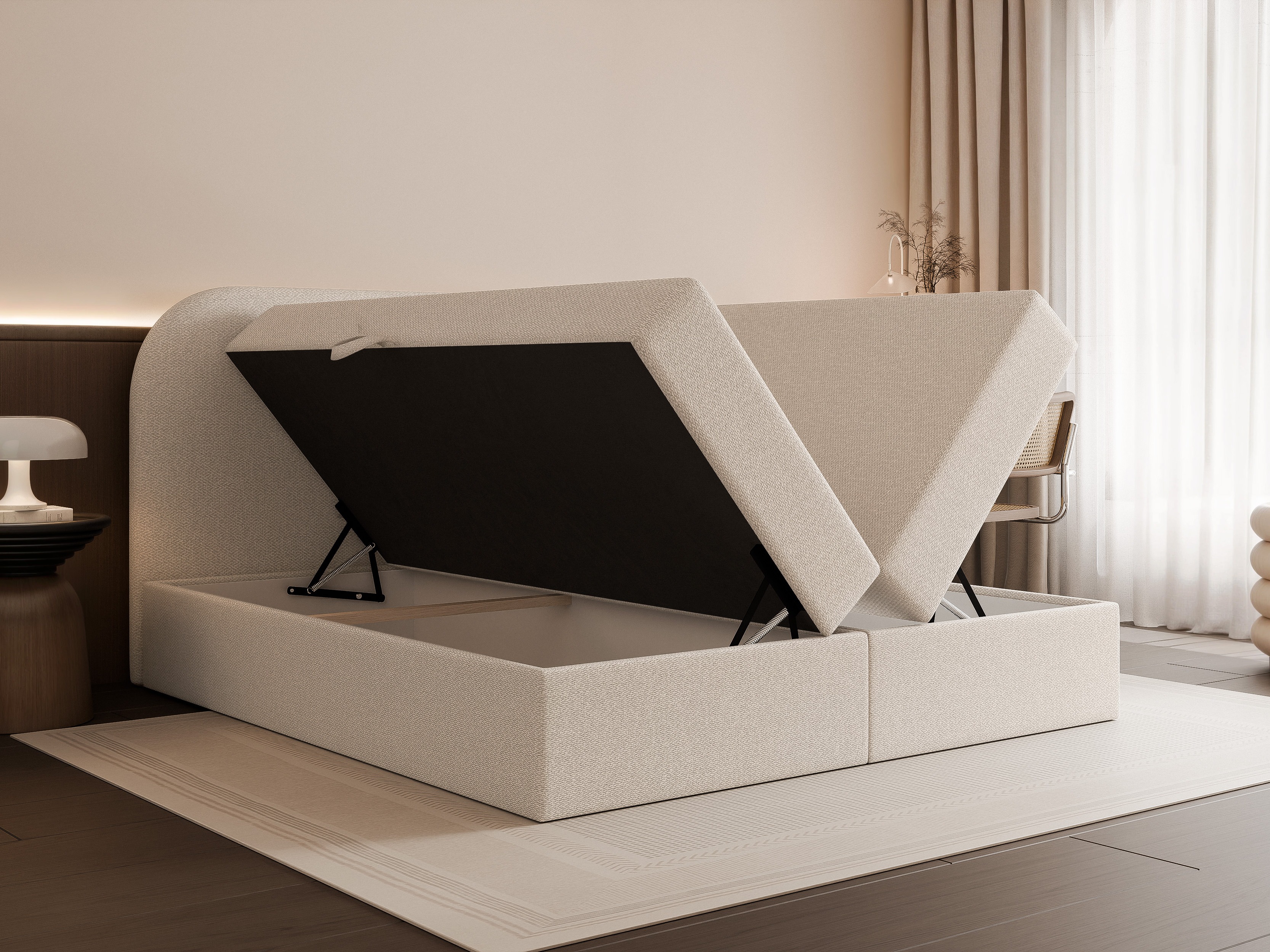 Boxspringbett Martinez 131 (Lumi 04)