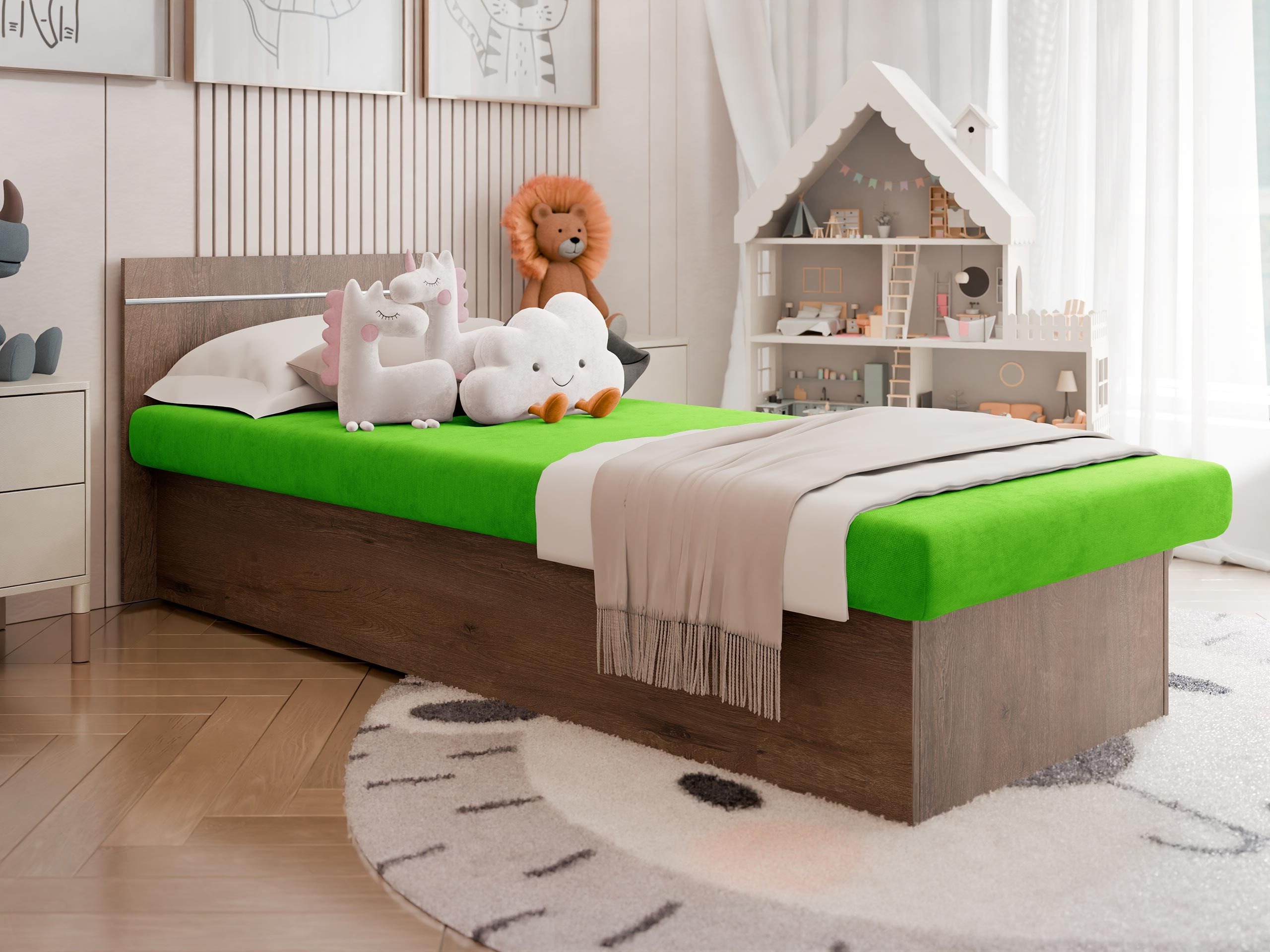 Bett Dover 101 (Esche dunkel)