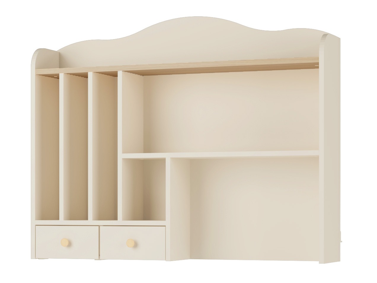 Regal Velferi 115 (Beige + Eichenholzoptik)