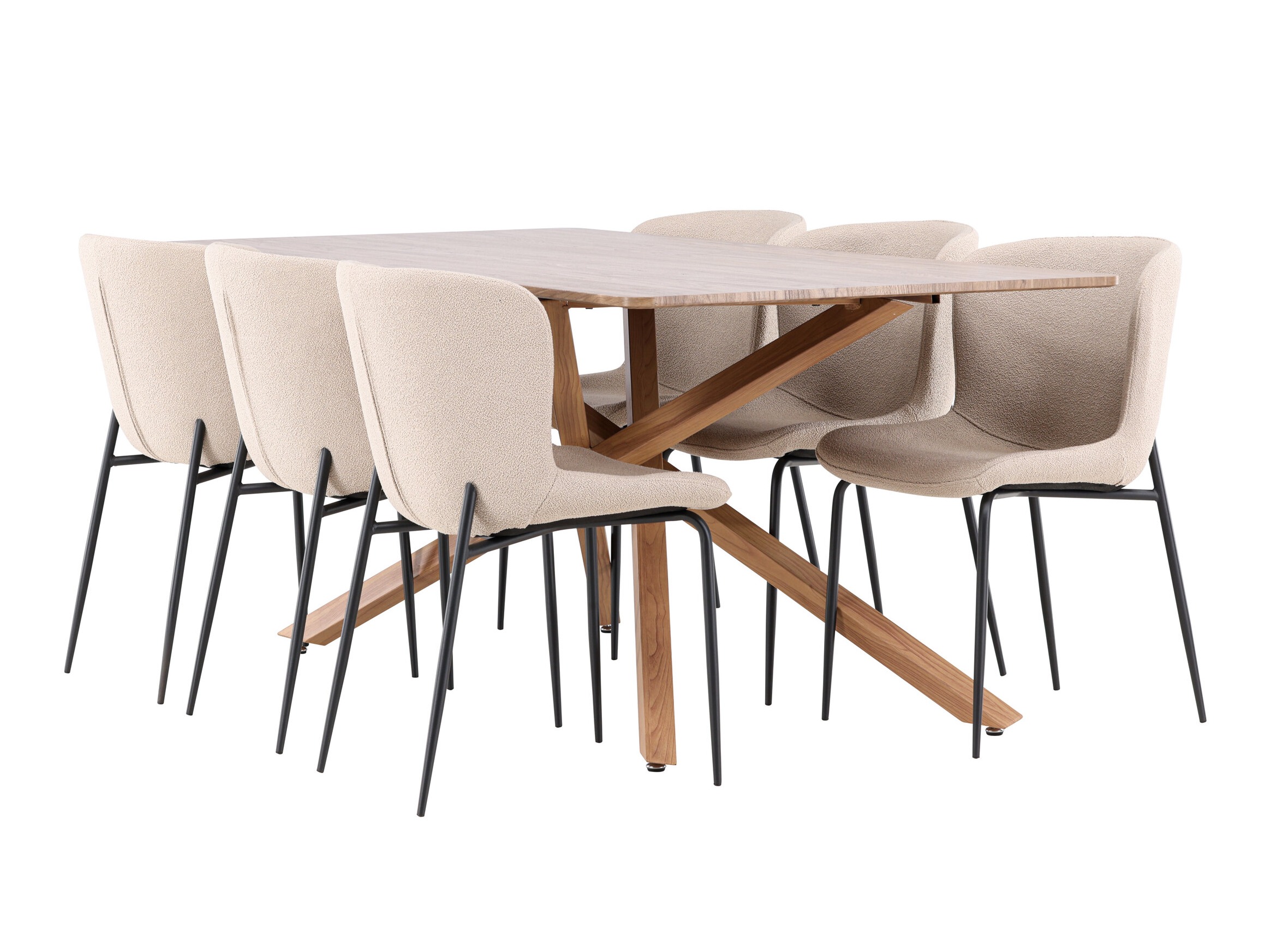 Essgruppe Dallas 5102 (Beige)