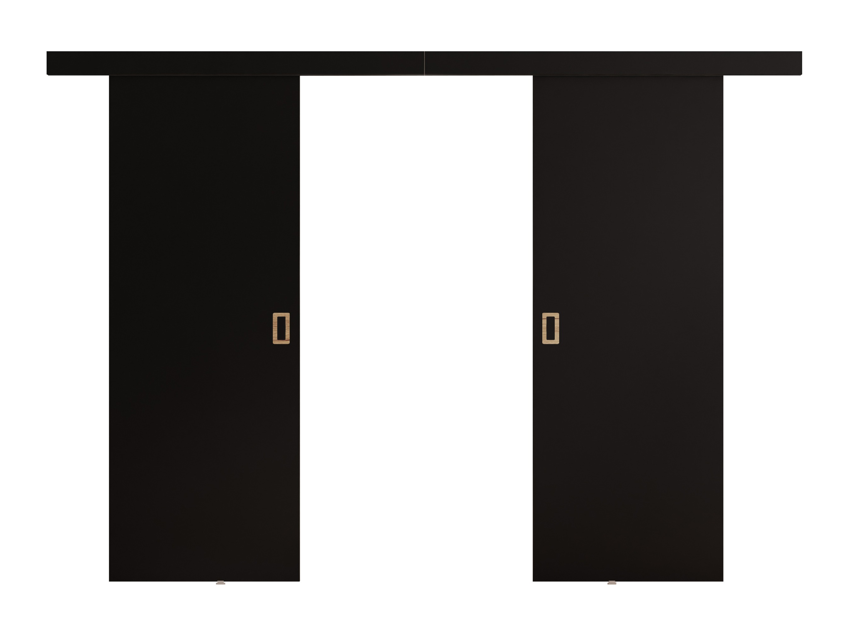 Schwebetür Dover 198 (Schwarz)