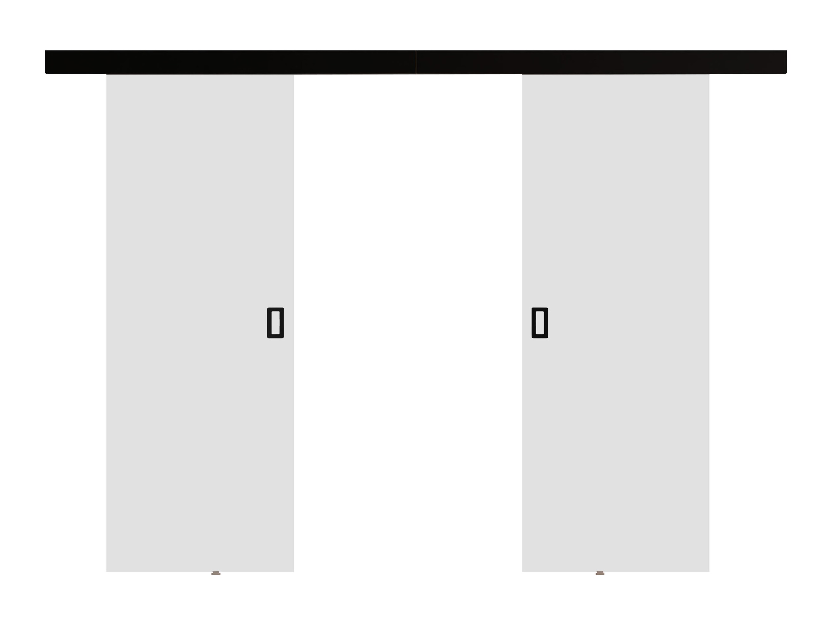 Schwebetür Dover 198 (Weiß)
