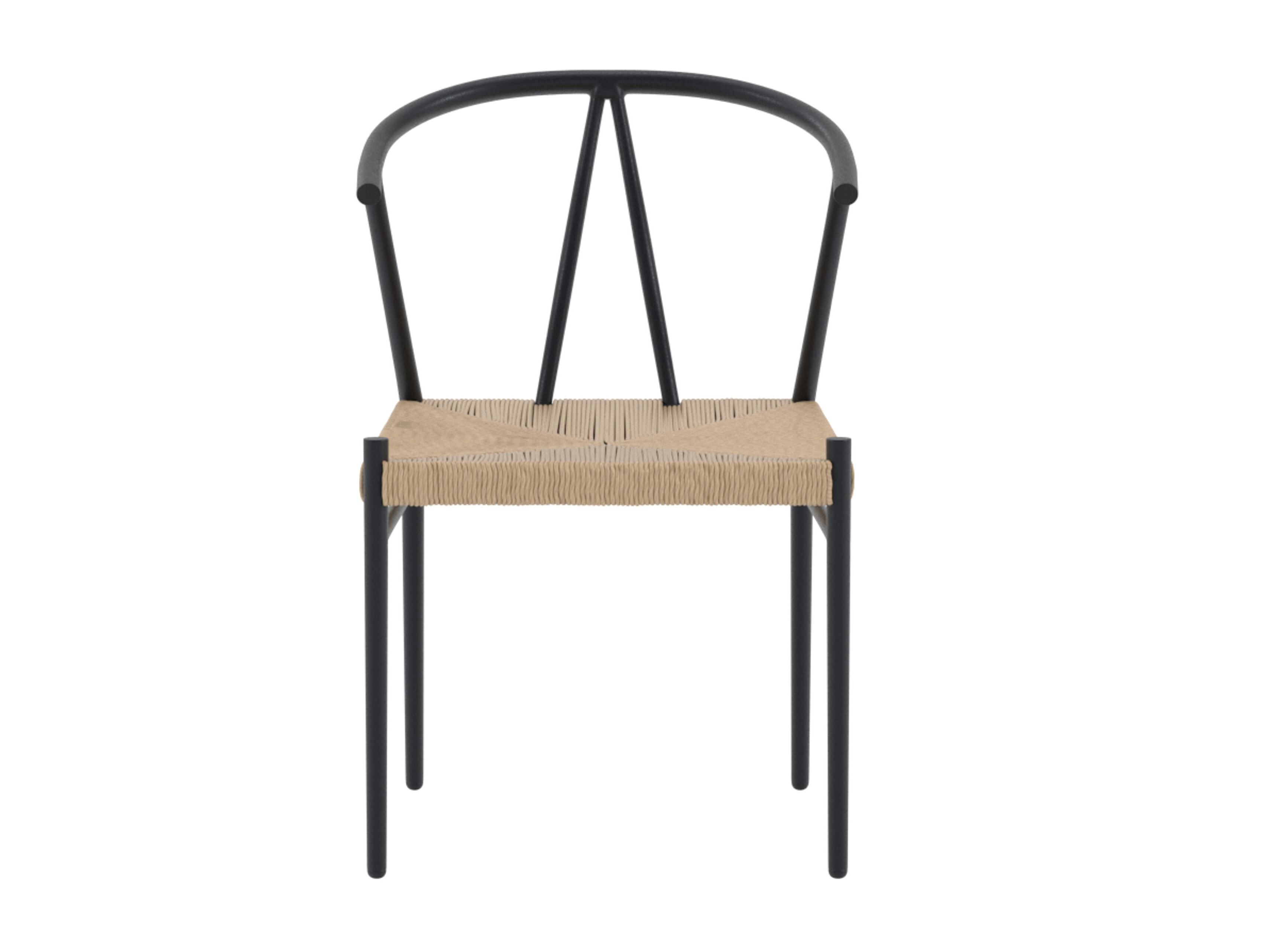 Gartenstuhl Dallas 5249 (Schwarz + Beige)