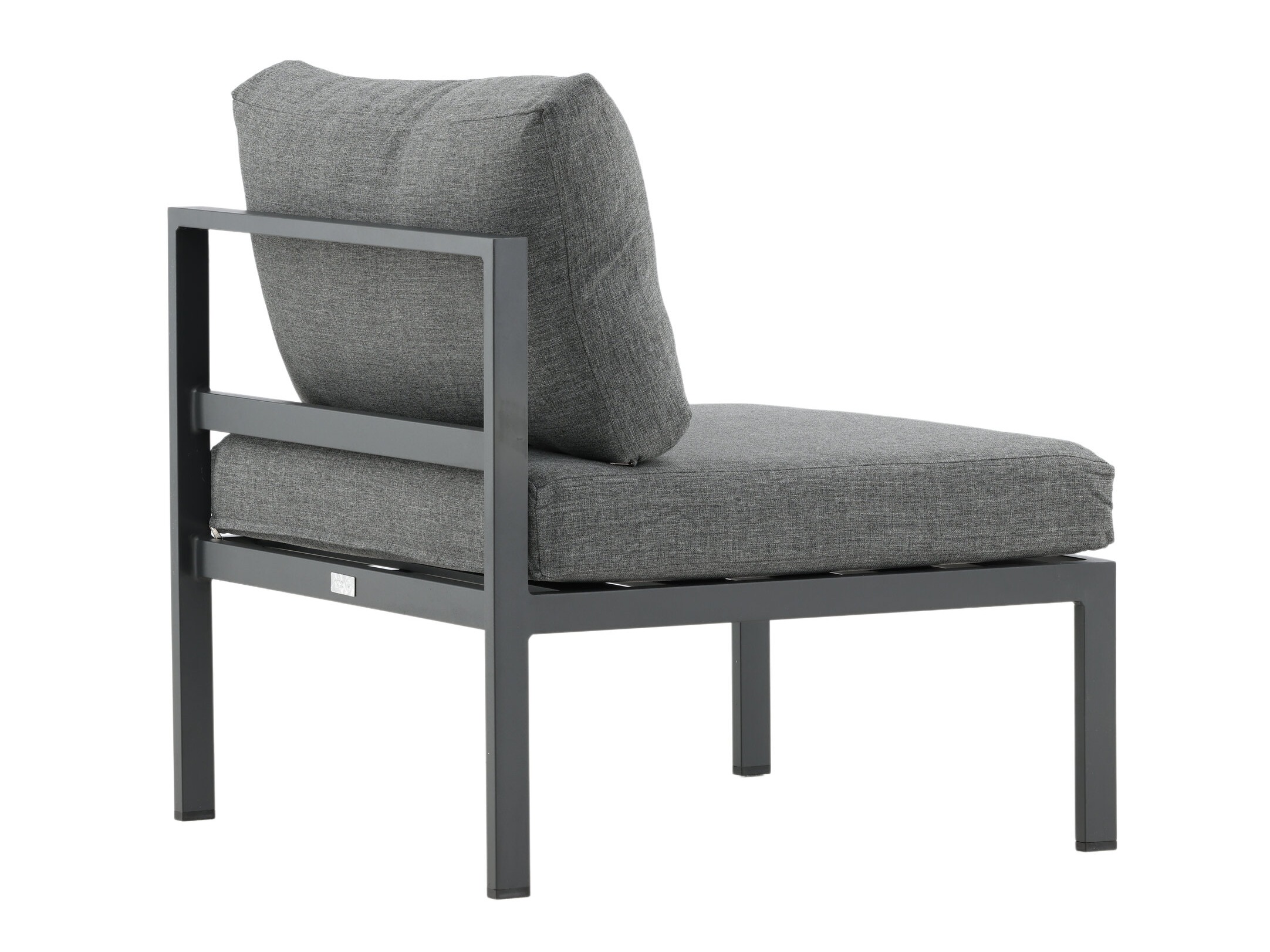 Gartensessel Camorlo 100 (Grau + Schwarz)