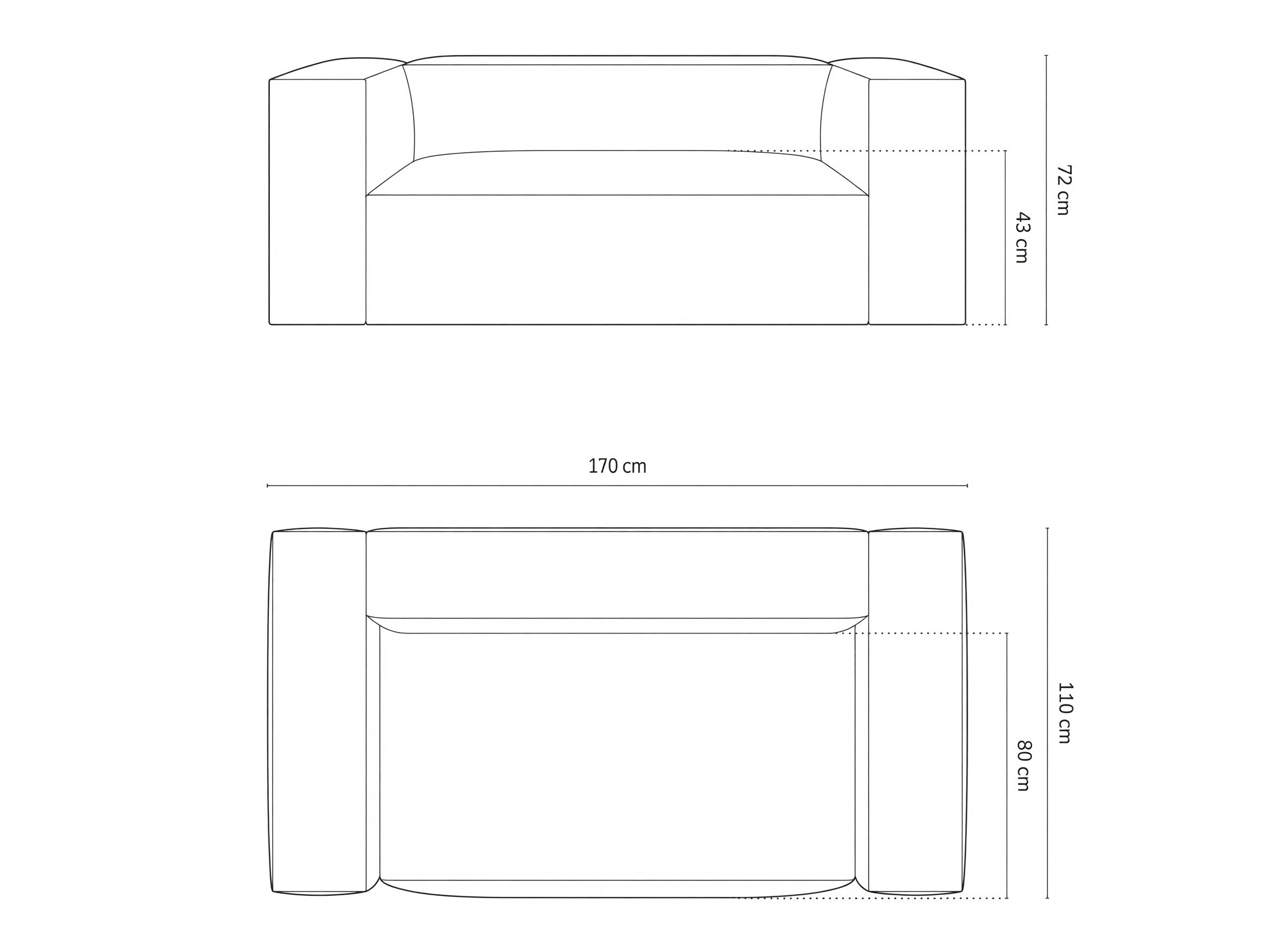 Sofa Beckley F100 (Paris Cream)