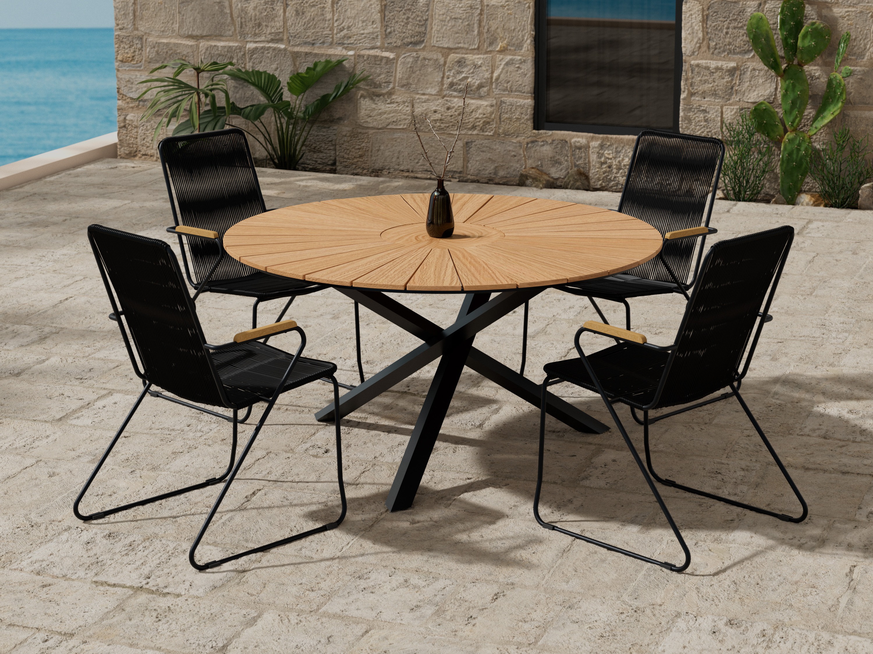 Tisch und Stühle Dallas 5272