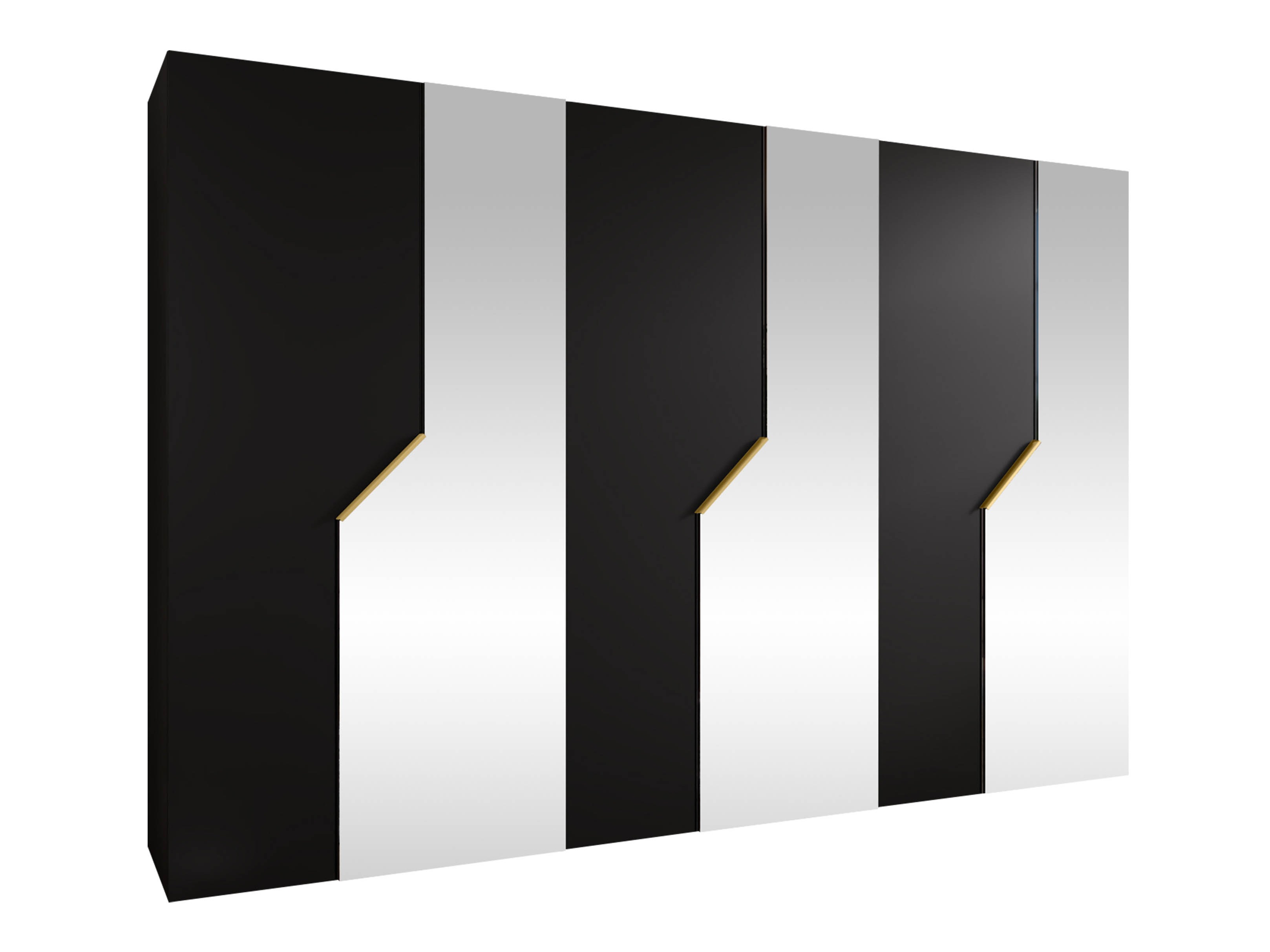 Kleiderschrank Hartford 599 (Schwarz)