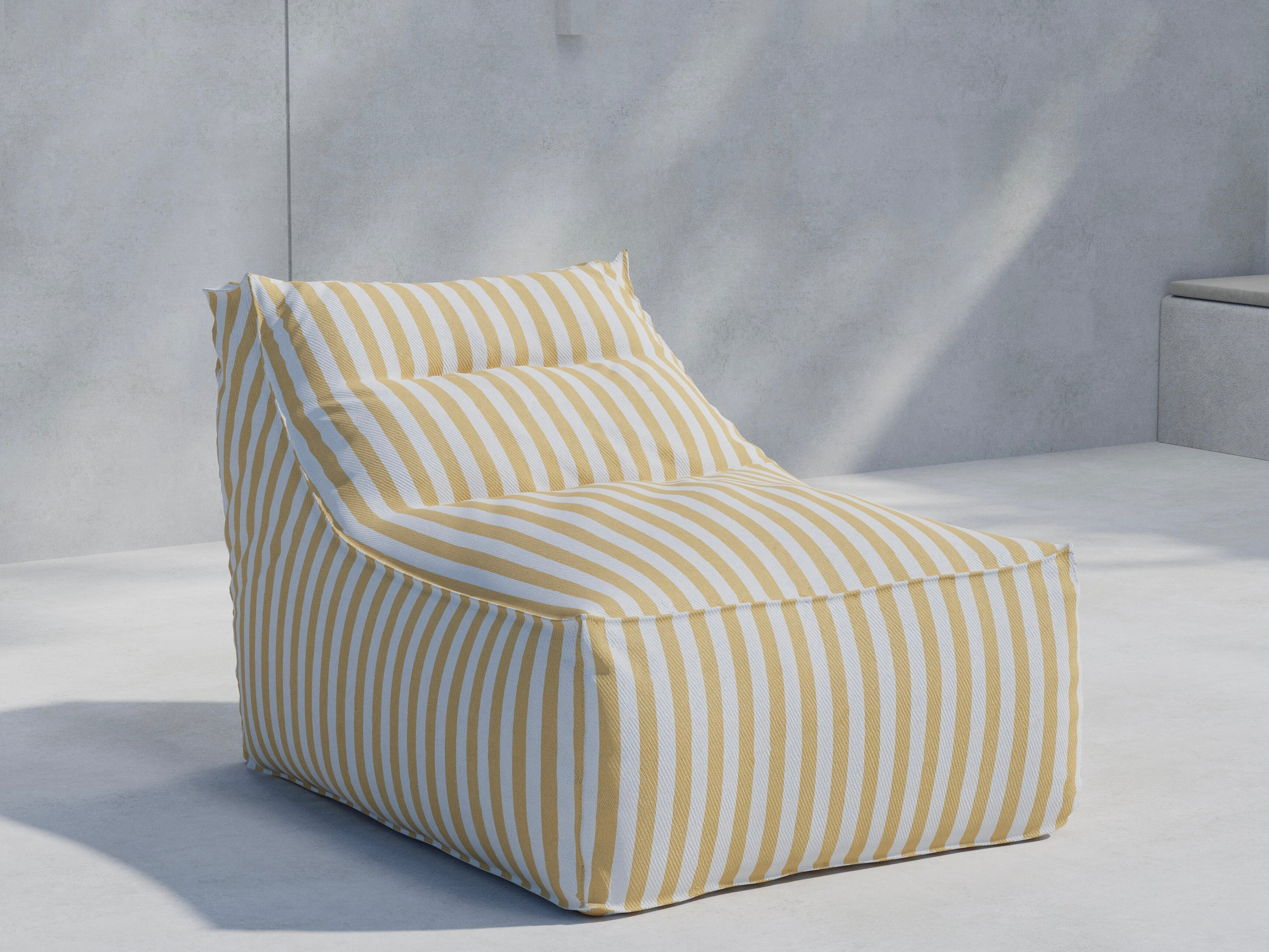 Sitzsack Dallas 5276 (Gelb + Weiß)