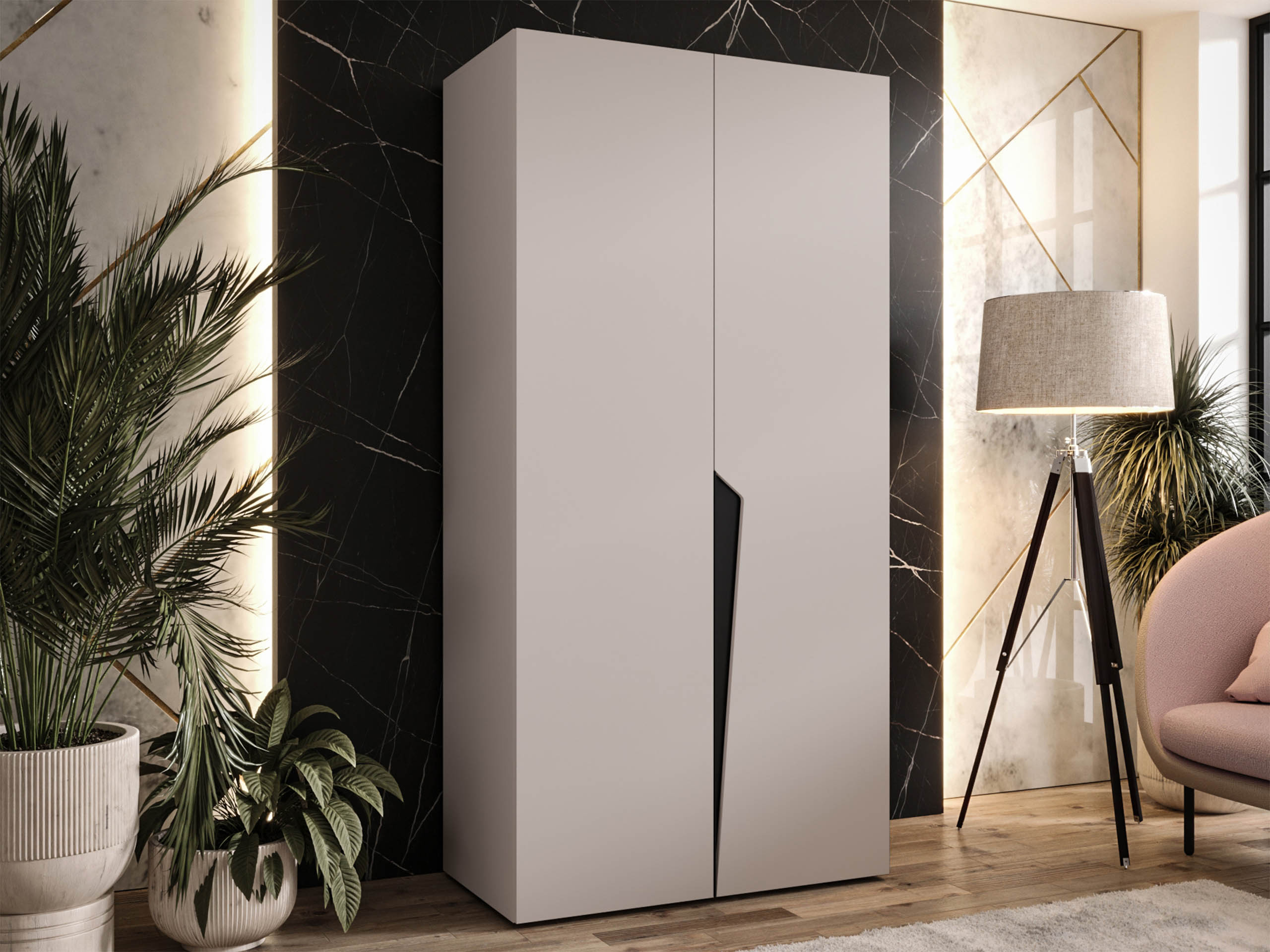 Kleiderschrank Hartford 603 (Kaschmir)